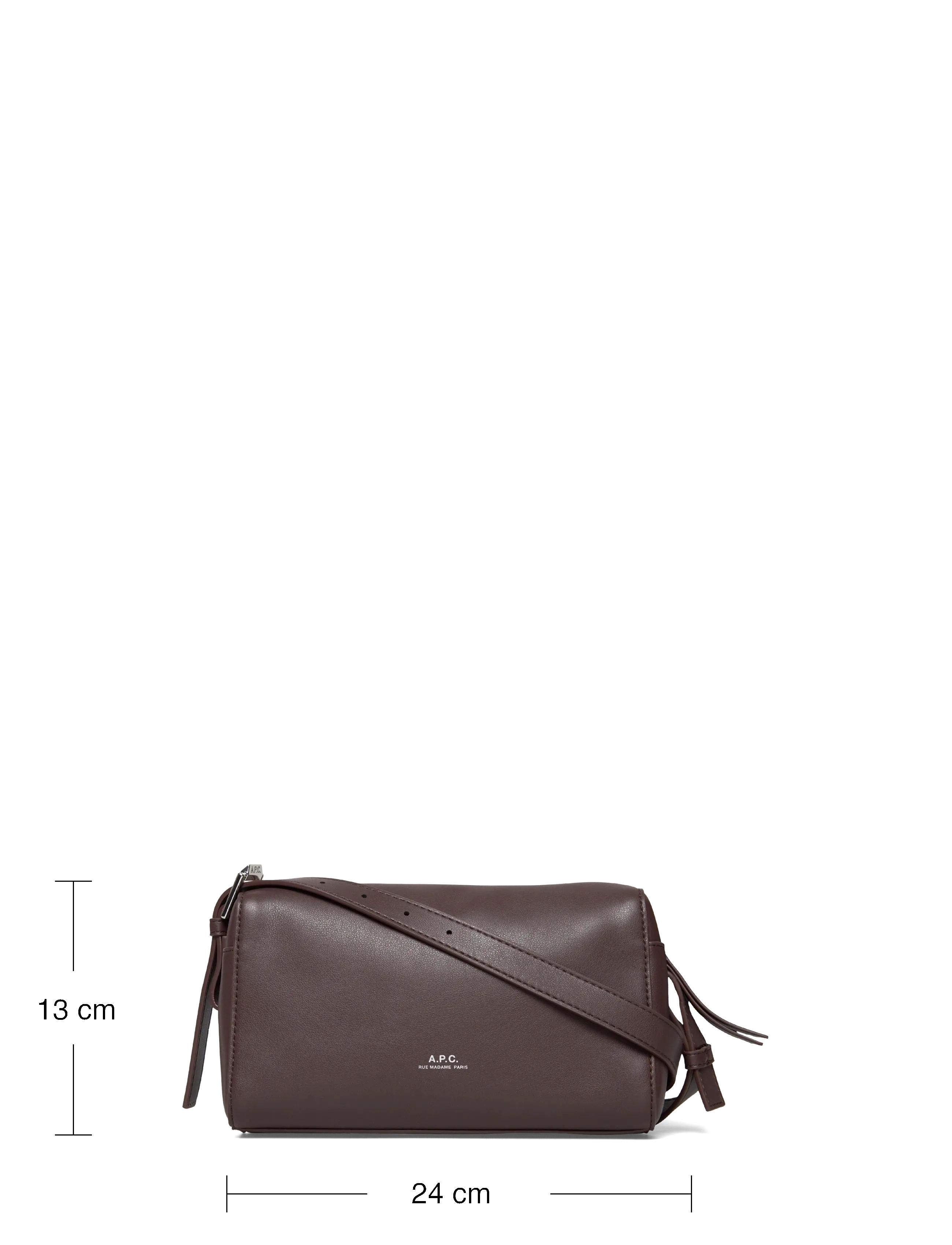 A.P.C. - camera bag nino - crossbody bags - marron fonce - 3