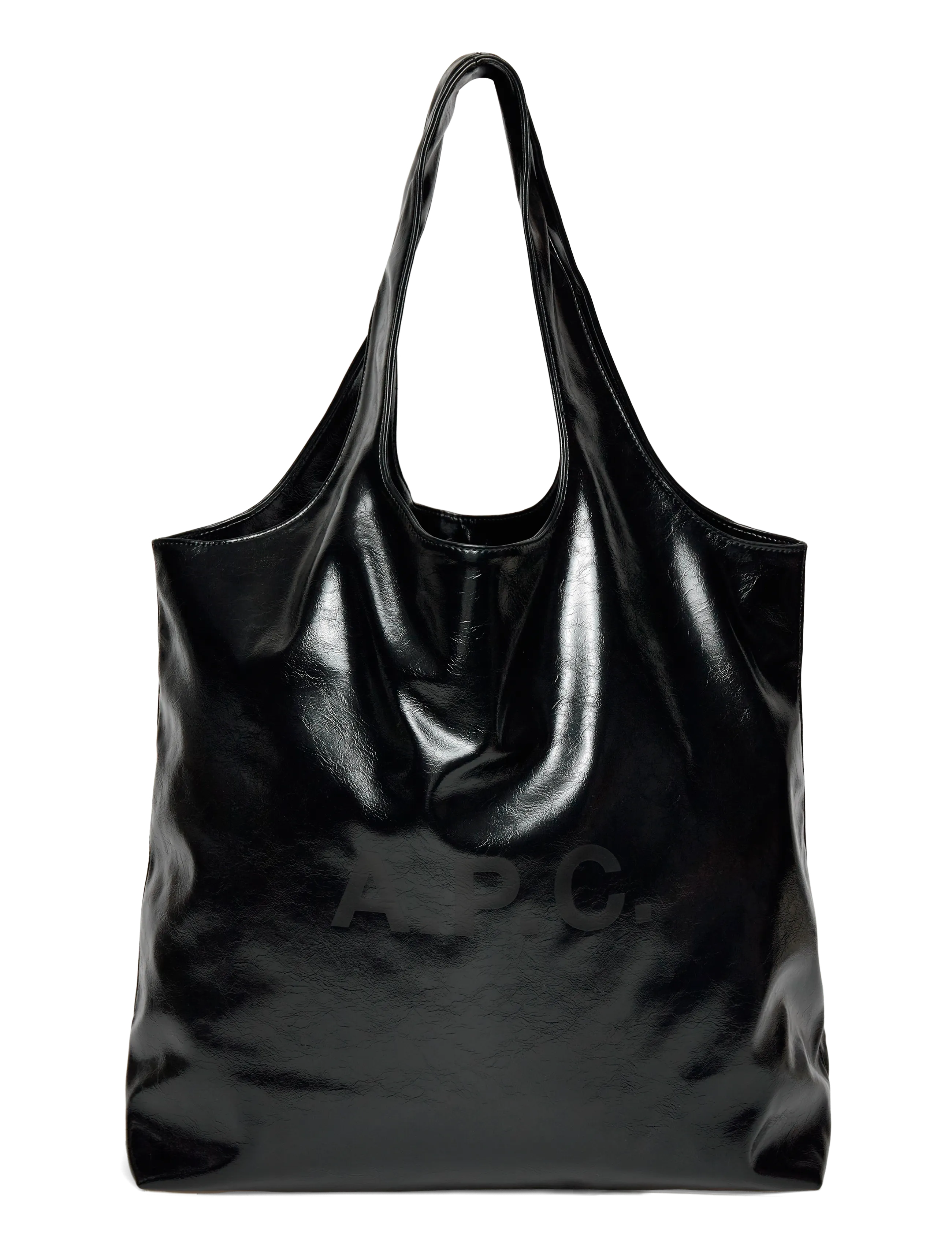 A.P.C. tote ninon - Tote Bags - BLACK / black