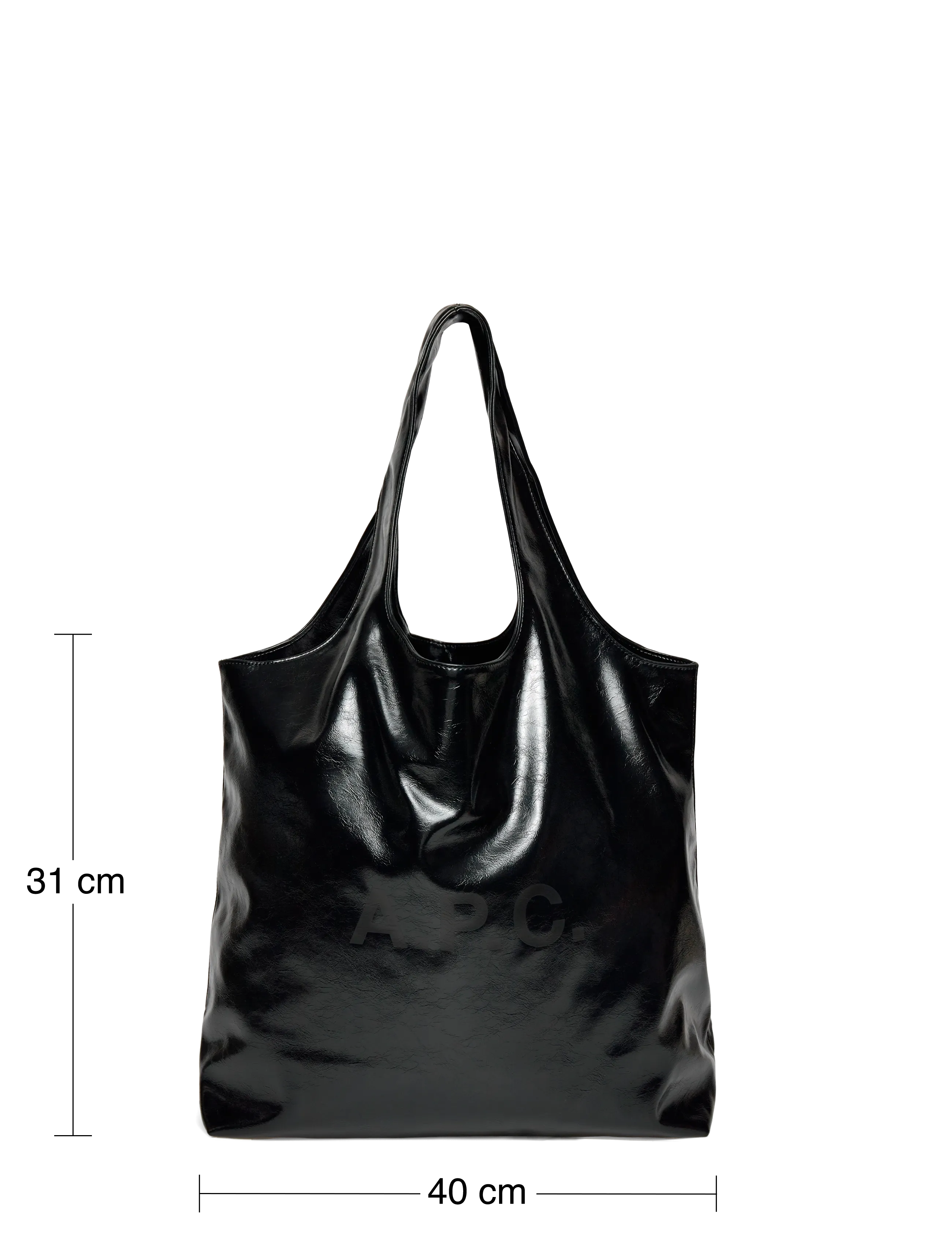 A.P.C. - tote ninon - tote bags - black - 3