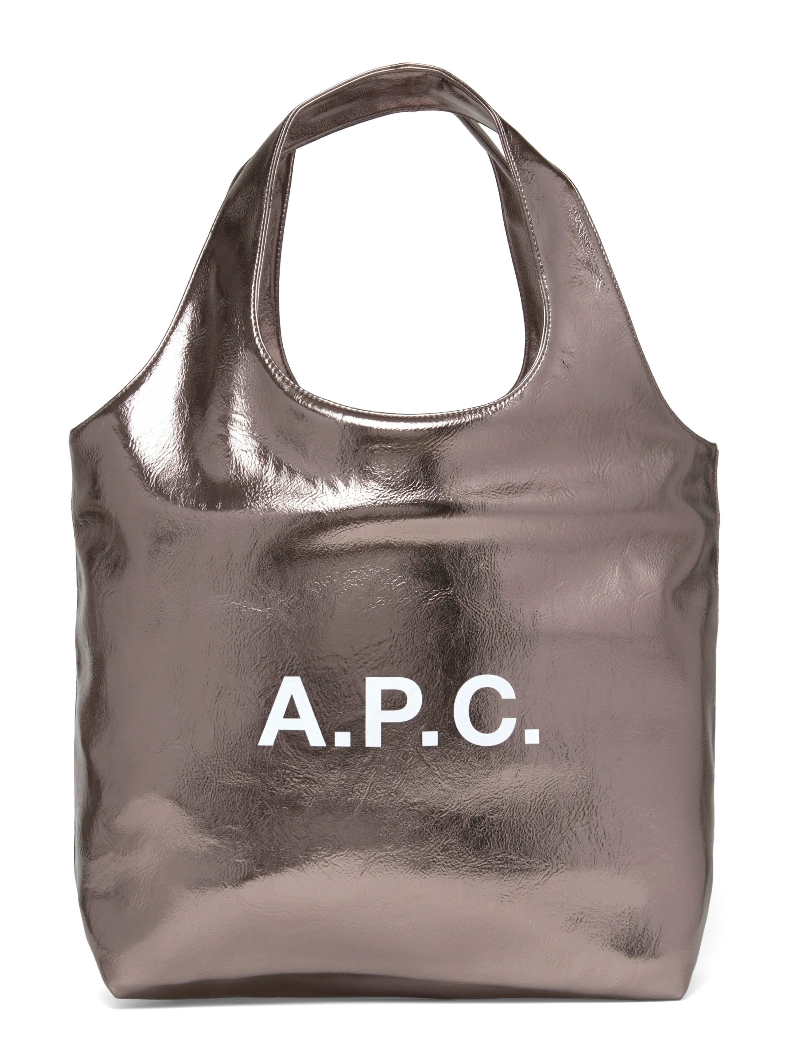 A.P.C. tote ninon - Kotid - ARGENT FONCÉ / silver