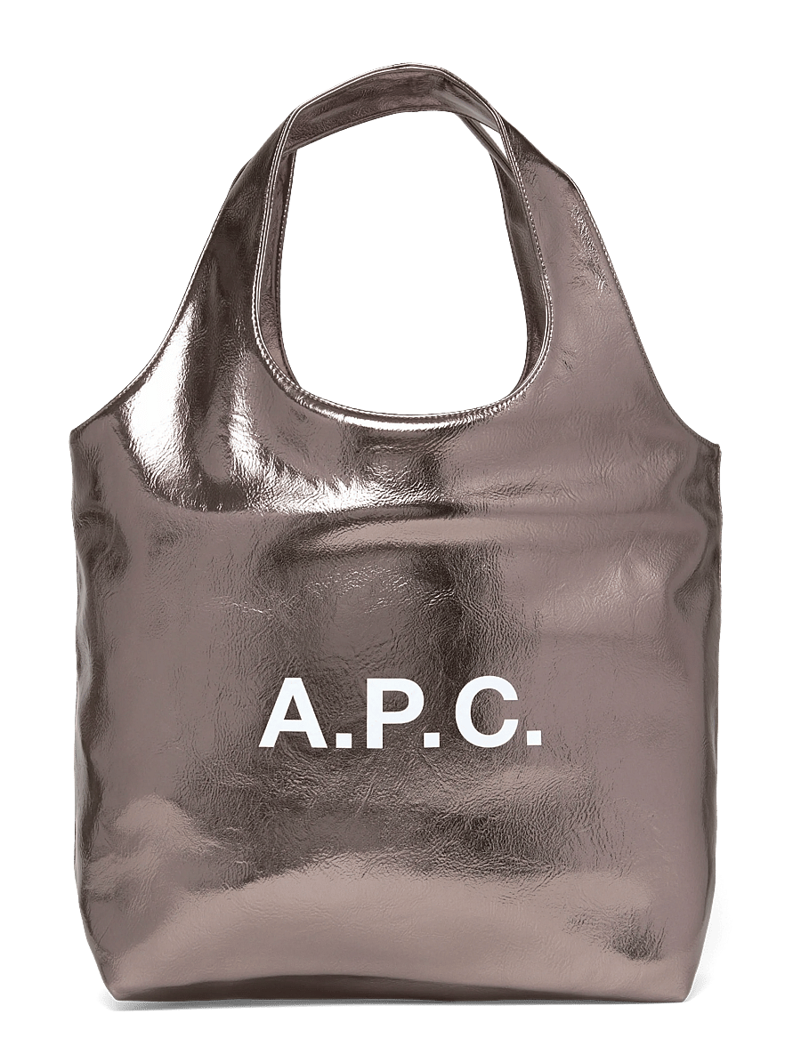 A.P.C. - tote ninon - tote bags - argent foncÉ - 0