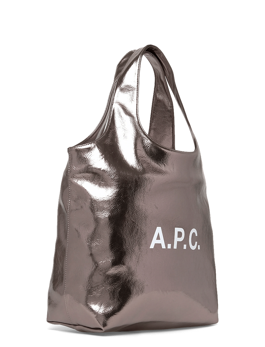 A.P.C. - tote ninon - tote bags - argent foncÉ - 2