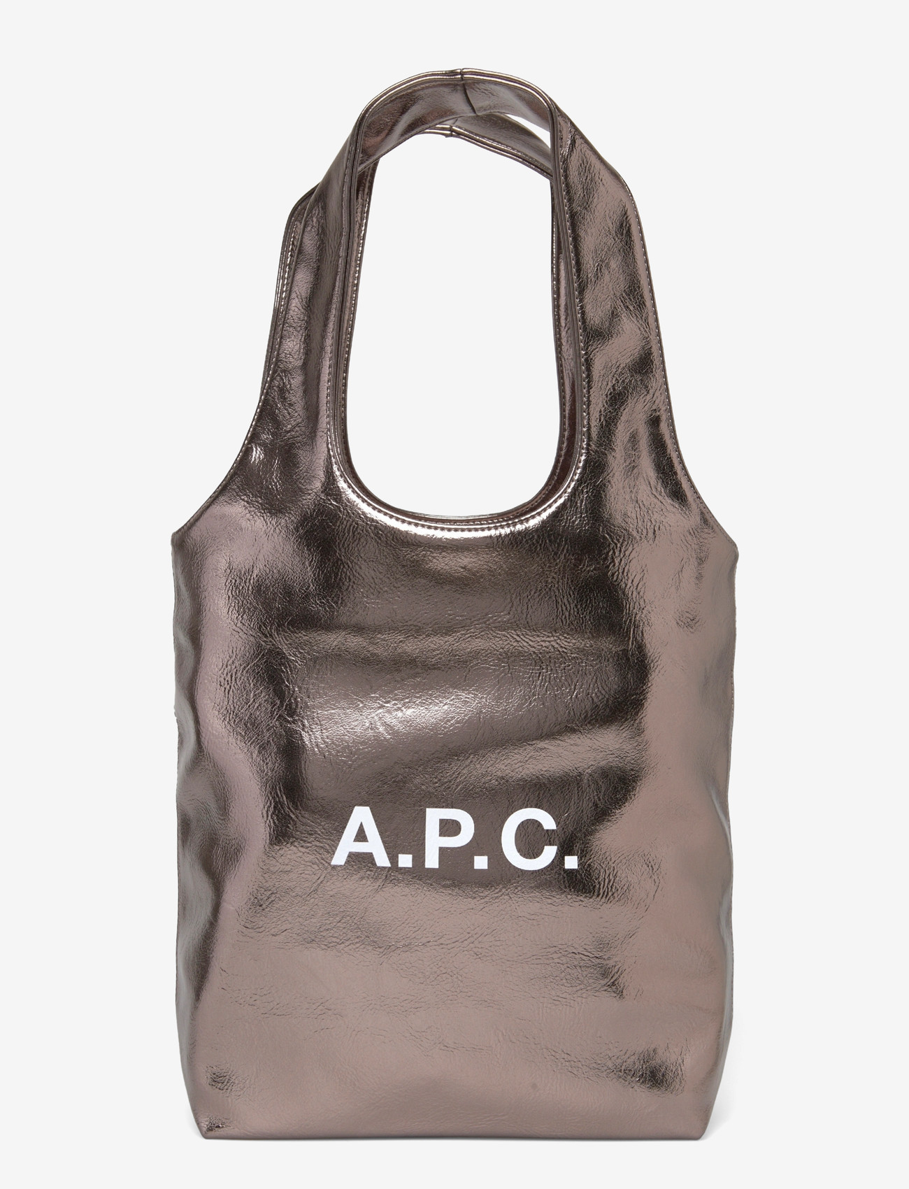 A.P.C. - tote ninon small - shoppers - argent foncÉ - 0