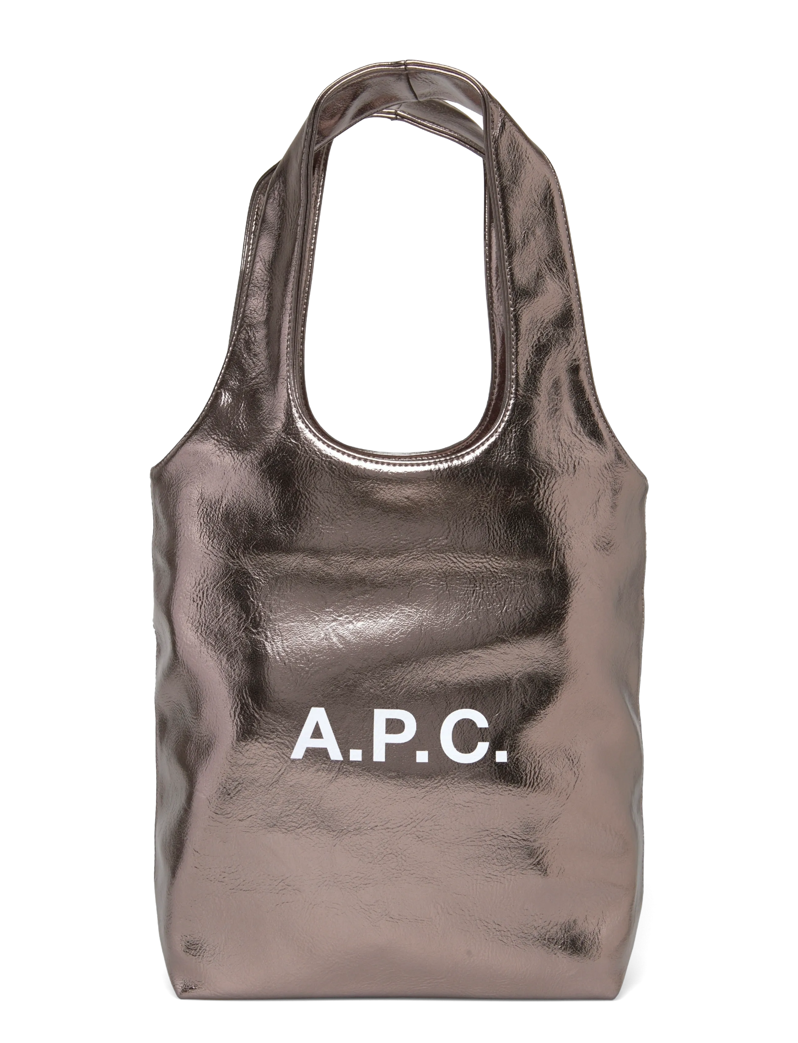 A.P.C. tote ninon small - Disainerikaubad - ARGENT FONCÉ / silver
