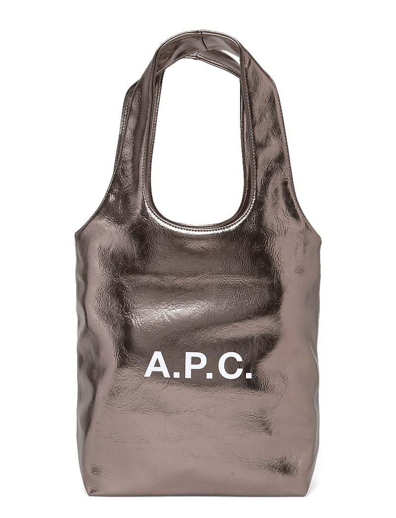 A.P.C. - tote ninon small - shoppers - argent foncÉ - 0