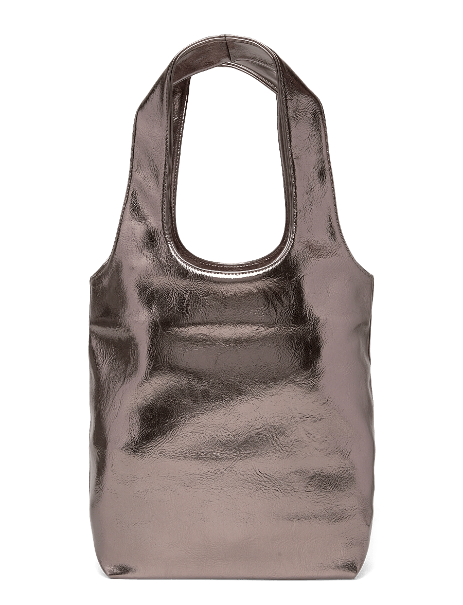 A.P.C. - tote ninon small - tote bags - argent foncÉ - 1