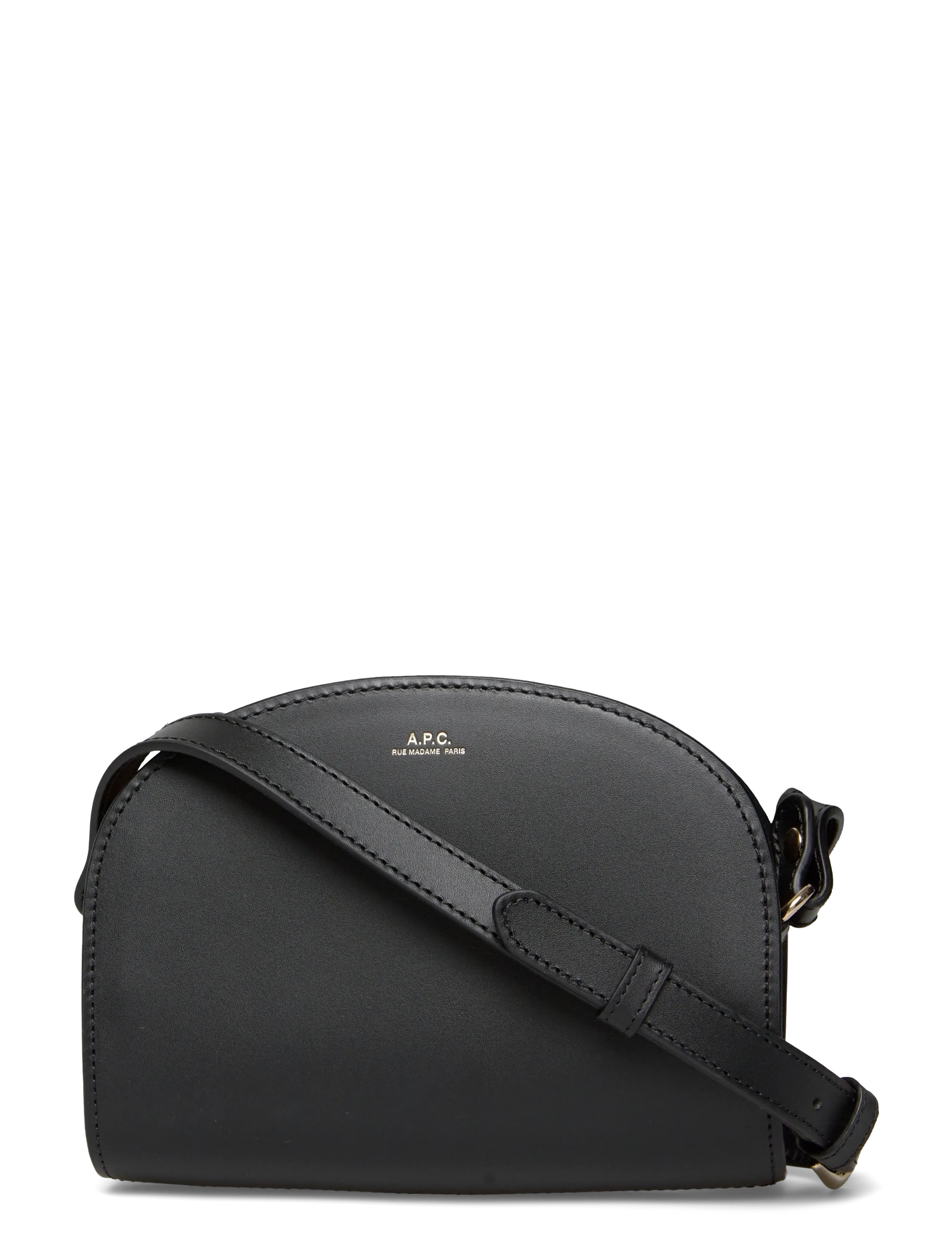 A.P.C. Bag Demi-Lune Mini, One Size, Bags, Schwarz - Top Handle Frauen