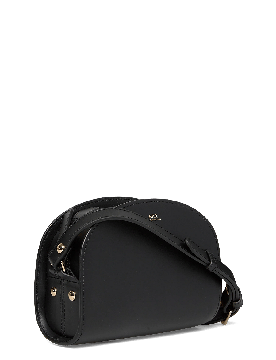 A.P.C. - bag demi-lune mini - shoulder bags - noir - 2