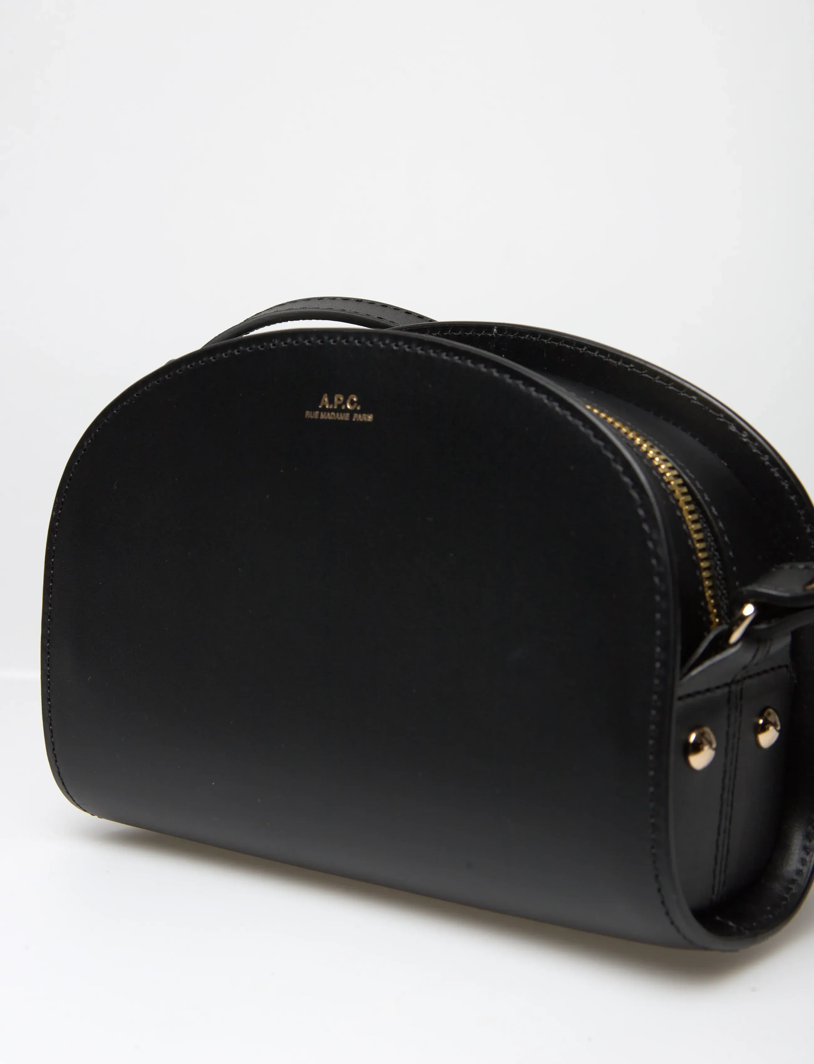 A.P.C. - bag demi-lune mini - festkläder till outletpriser - noir - 4