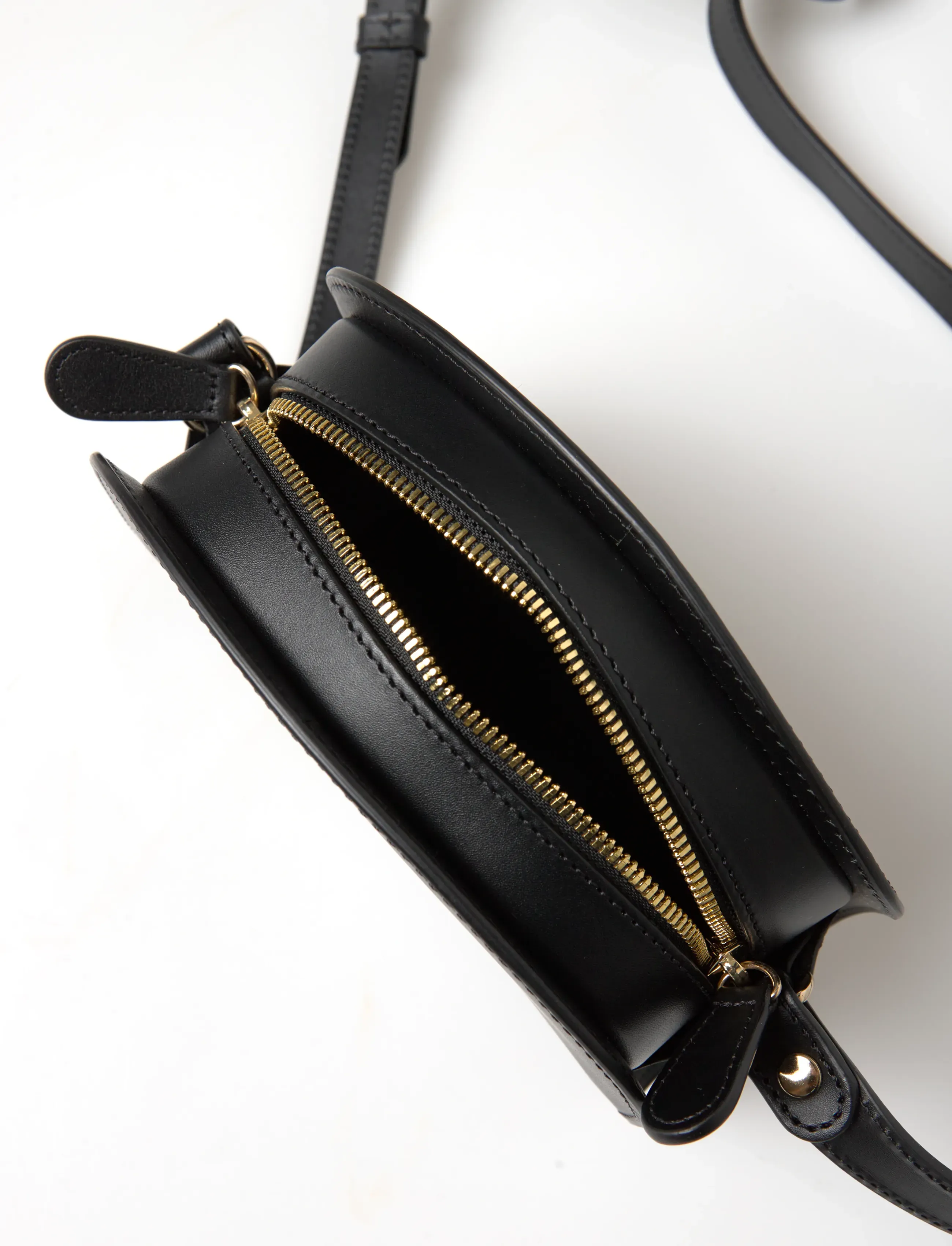 A.P.C. - bag demi-lune mini - festkläder till outletpriser - noir - 5