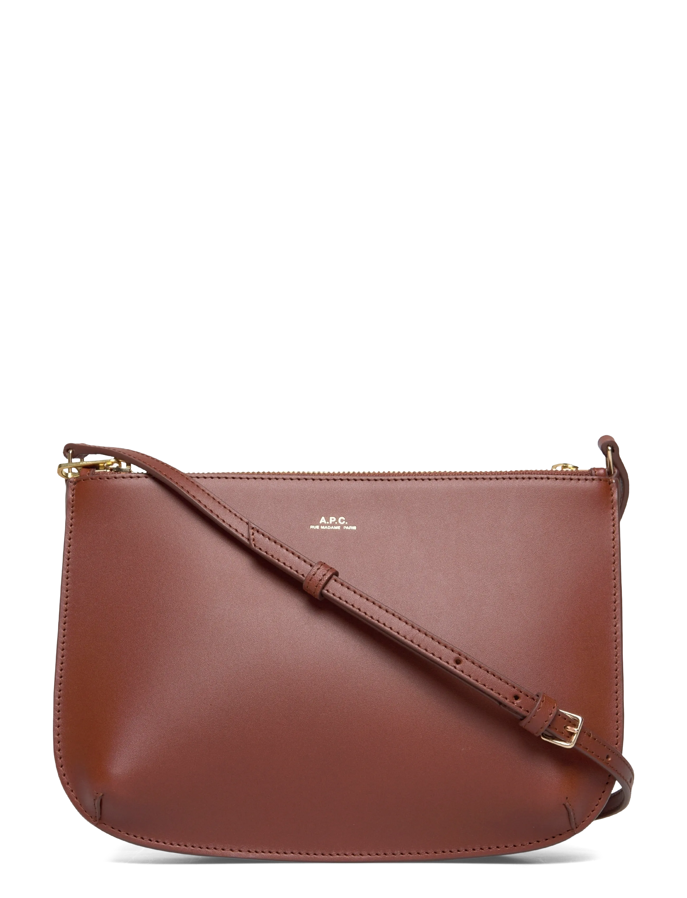 A.P.C. Bag Sarah, One Size, Brown, Tasker > Tasker Med Tophåndtag, Dame