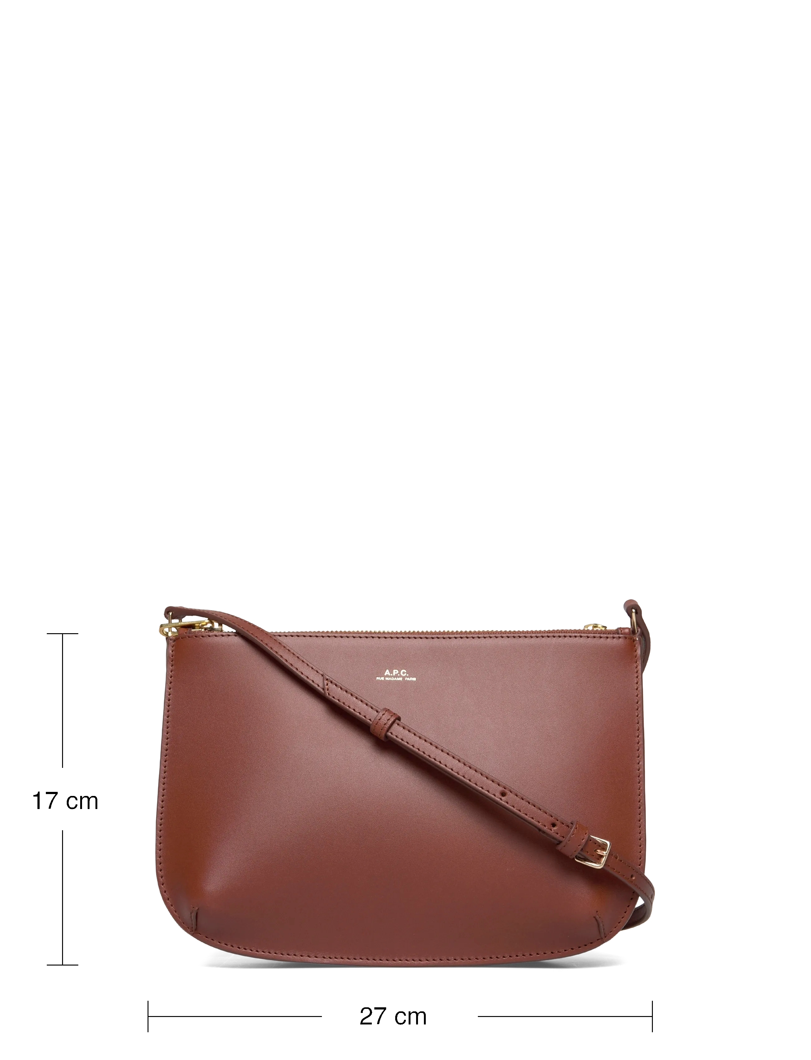 A.P.C. - bag sarah - aksessuaarid - noisette - 3