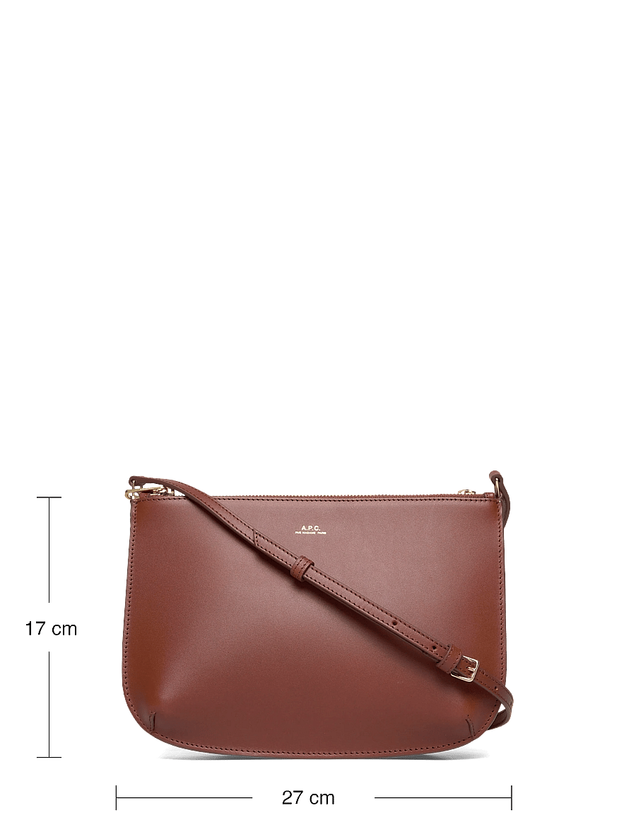 A.P.C. - bag sarah - henkeltaschen - noisette - 3