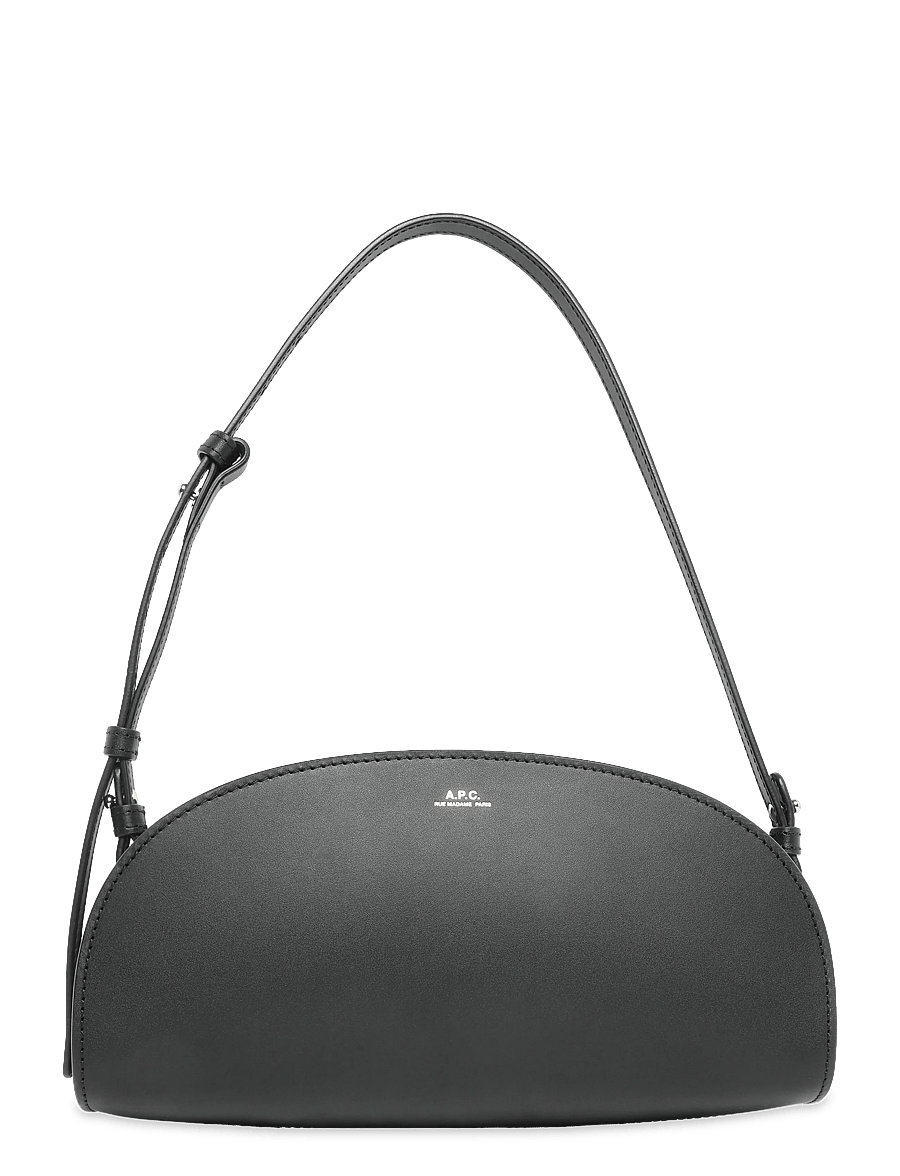 A.P.C. - sac demi-lune shoulder - Õlakotid - black - 0