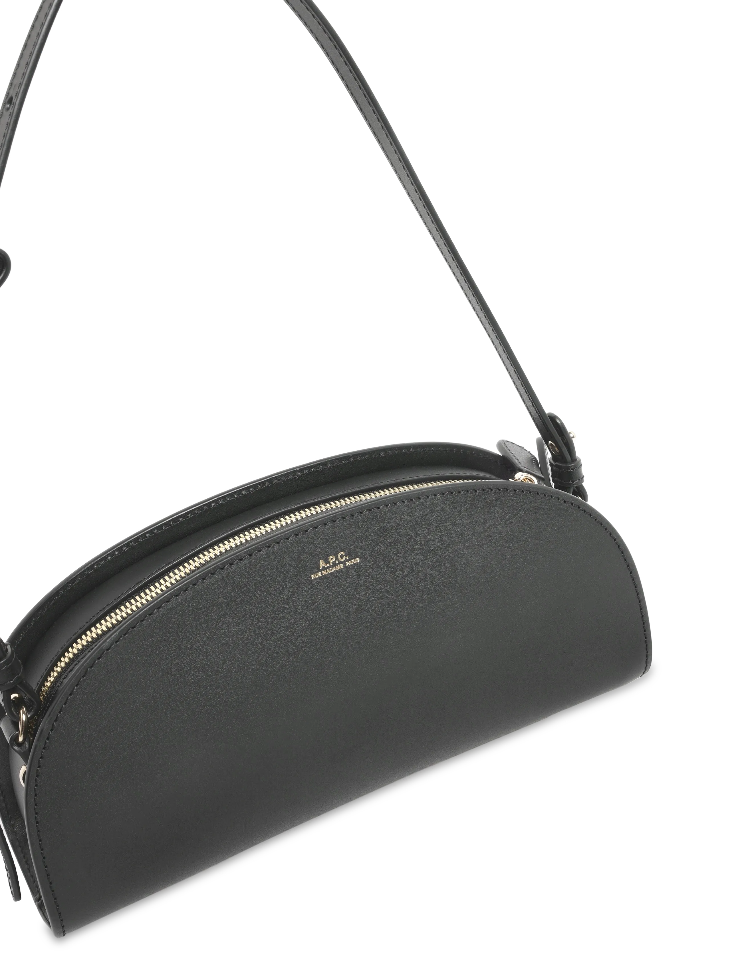 A.P.C. - sac demi-lune shoulder - black - 2