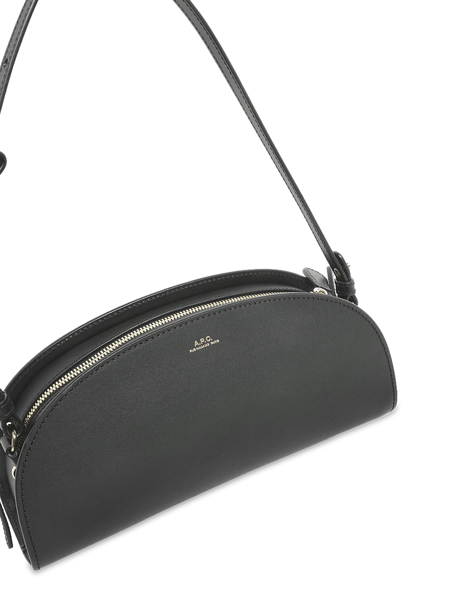 A.P.C. - sac demi-lune shoulder - Õlakotid - black - 2