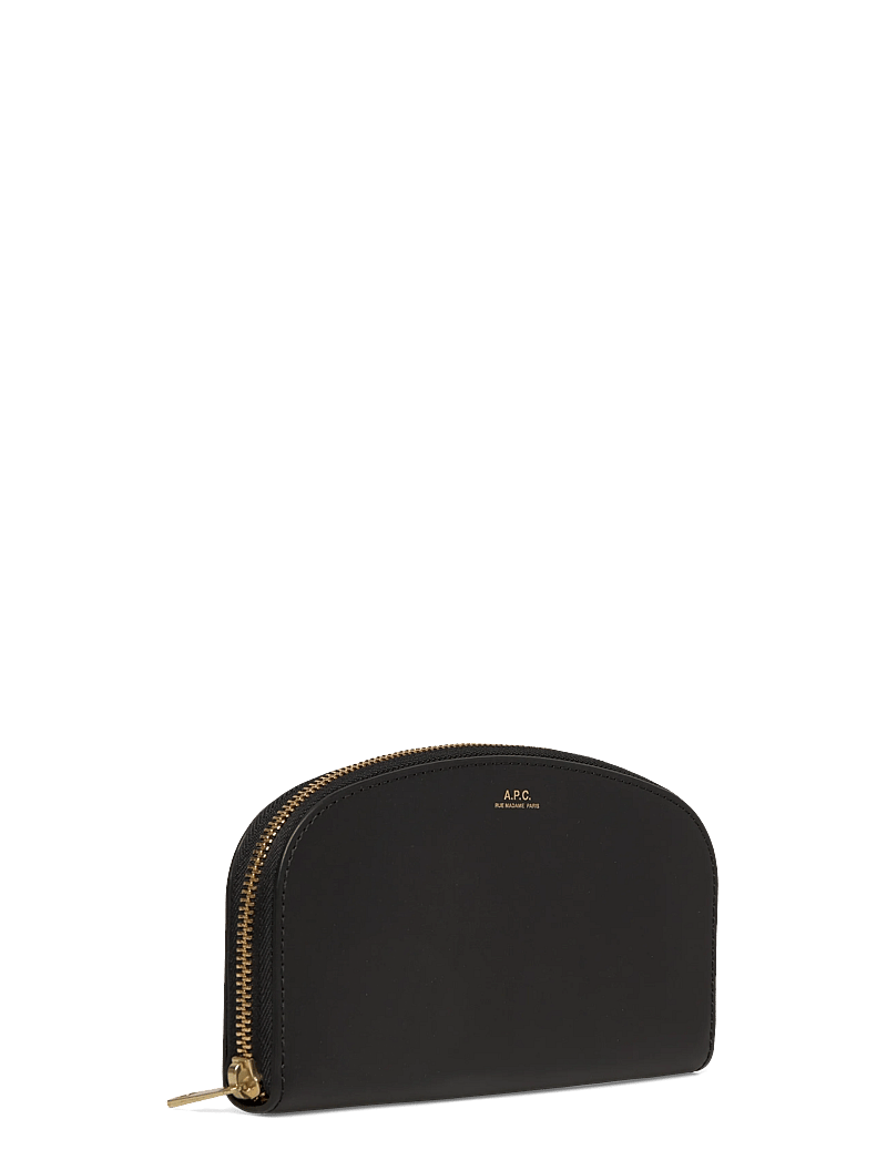 A.P.C. - PORTEFEUILLE DEMI-LUNE - portemonnaies - noir - 2
