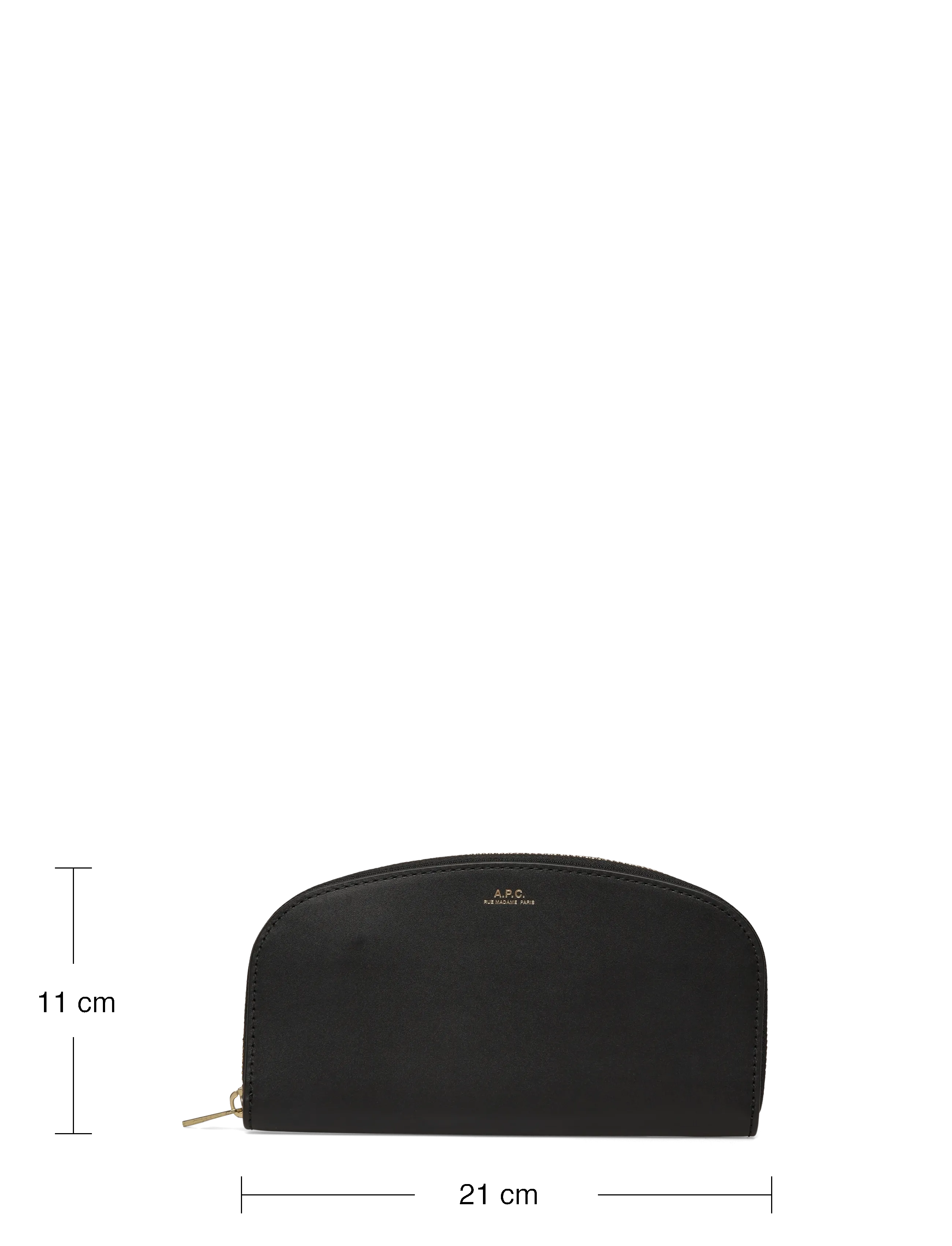 A.P.C. - PORTEFEUILLE DEMI-LUNE - purses - noir - 3