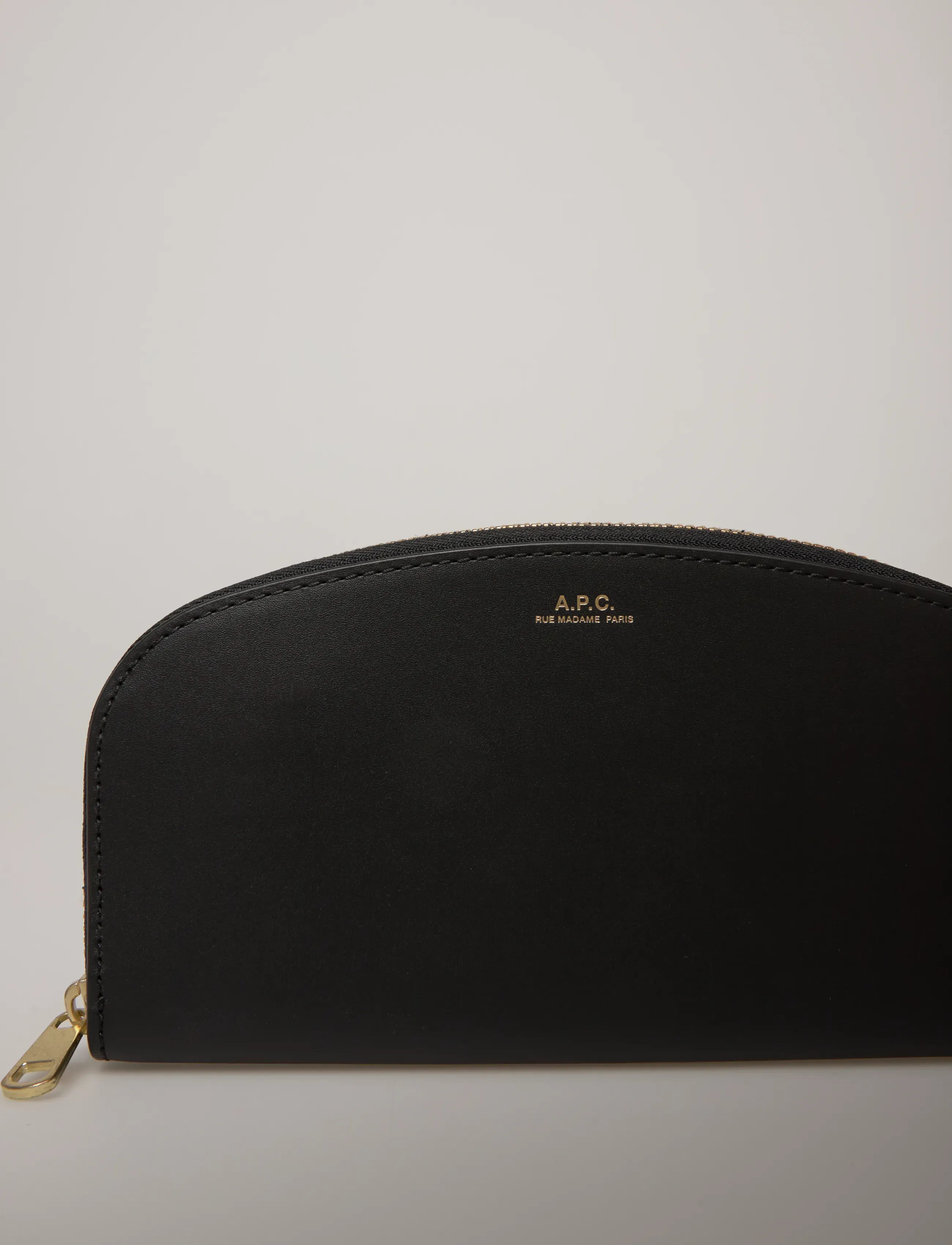 A.P.C. - PORTEFEUILLE DEMI-LUNE - purses - noir - 4