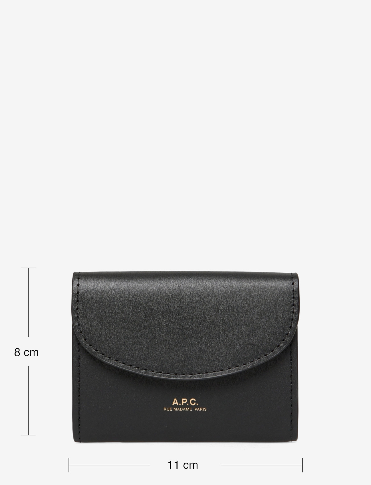 A.P.C. - buisness card holder geneve - wallets - noir - 3