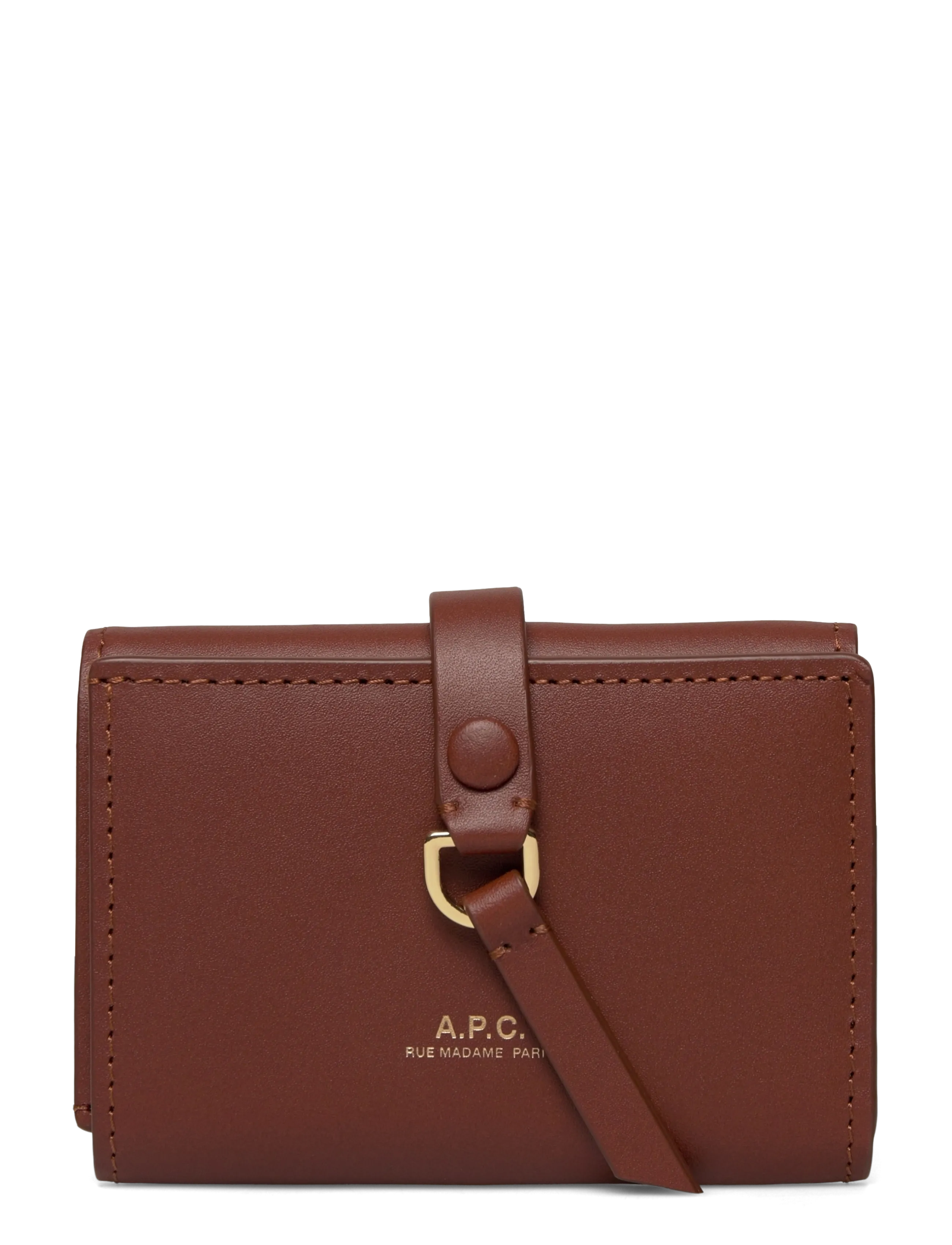A.P.C. Trifold Noa, One Size, Card Holders & Wallets, Braun - Frauen