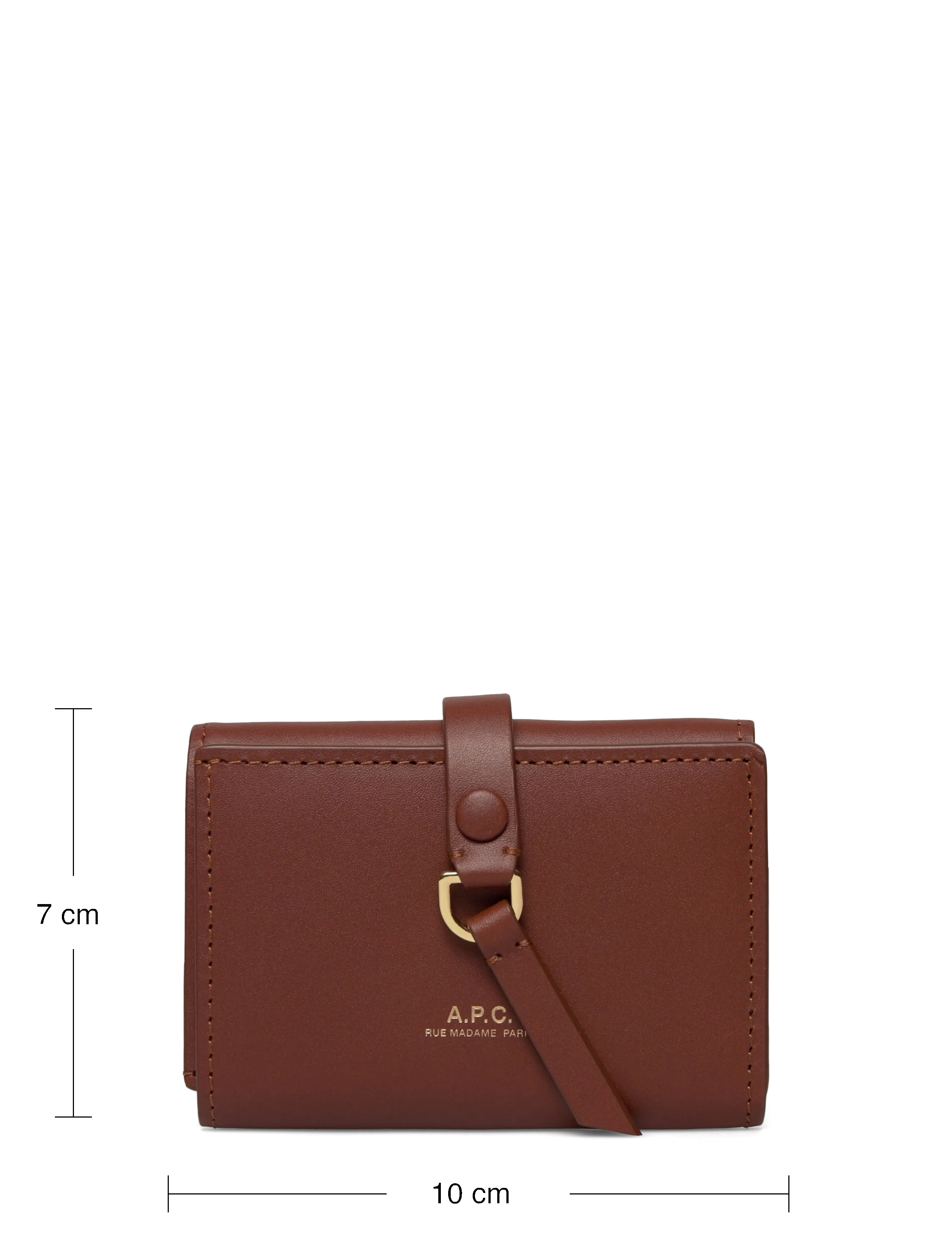A.P.C. - TRIFOLD NOA - portfele - noisette - 3