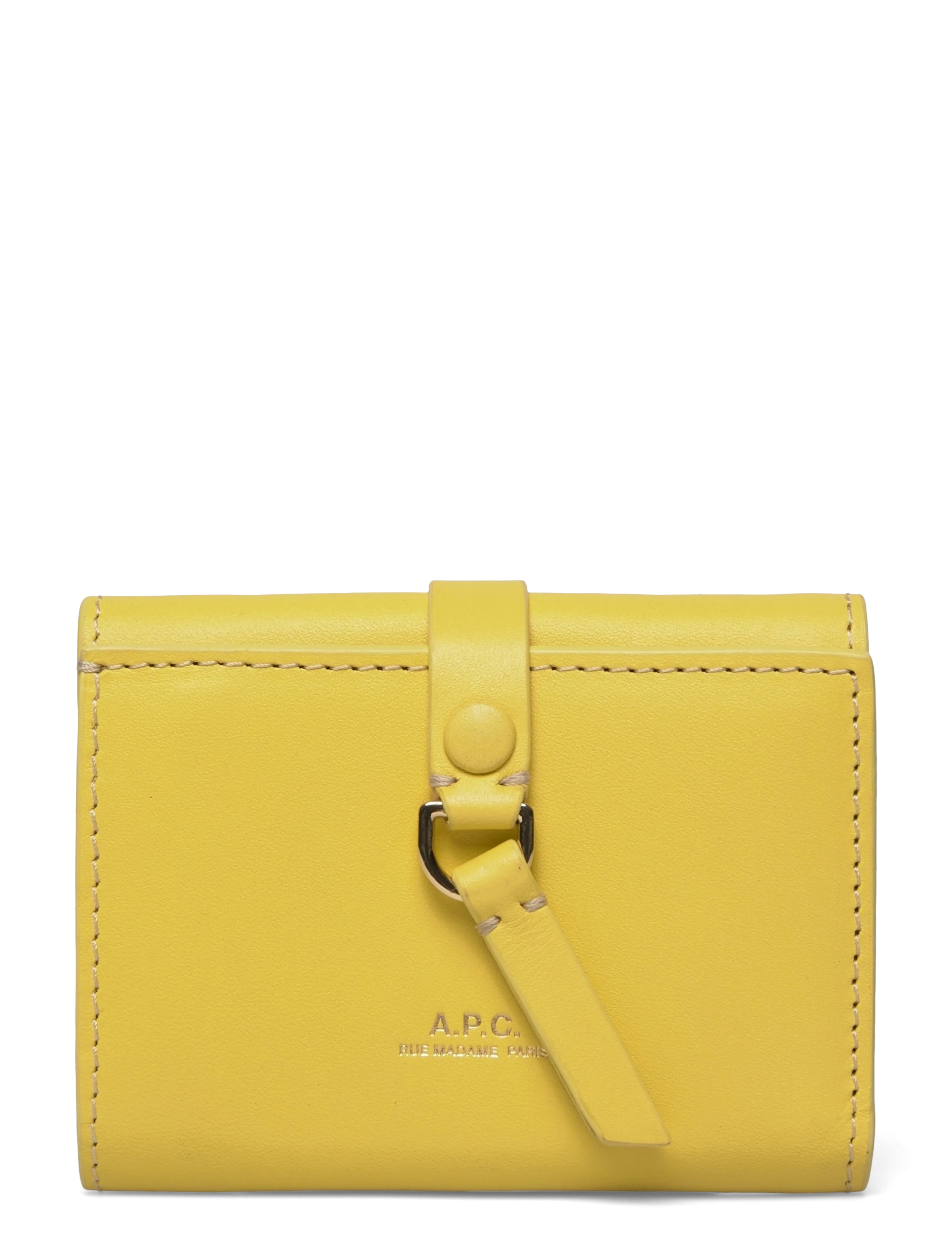 A.P.C. Trifold Noa, One Size, Card Holders & Wallets, Gelb - Frauen