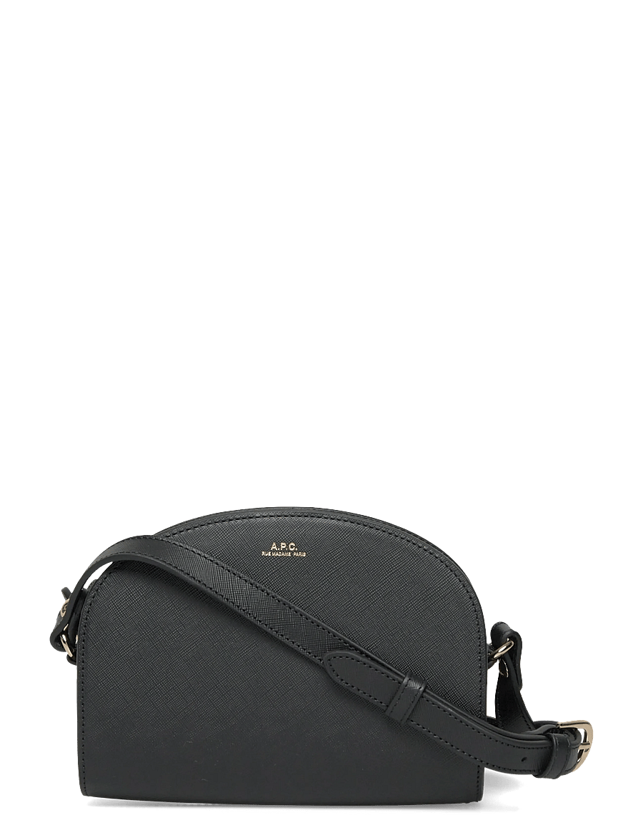 A.P.C. - SAC DEMI-LUNE MINI - crossbody tassen - noir - 0