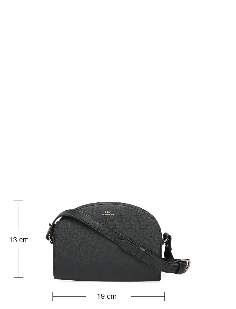 A.P.C. - SAC DEMI-LUNE MINI - crossbody bags - noir - 3