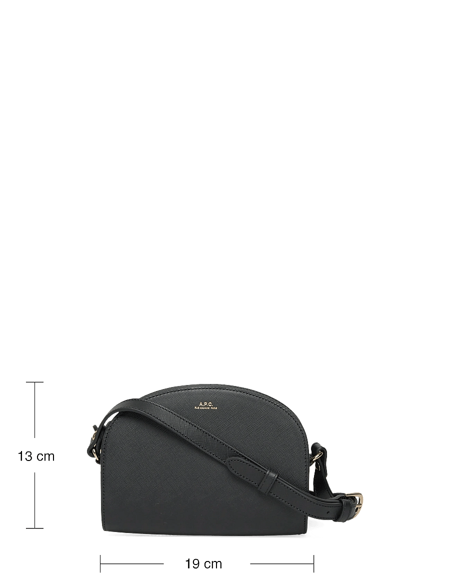 A.P.C. - SAC DEMI-LUNE MINI - crossbody tassen - noir - 3