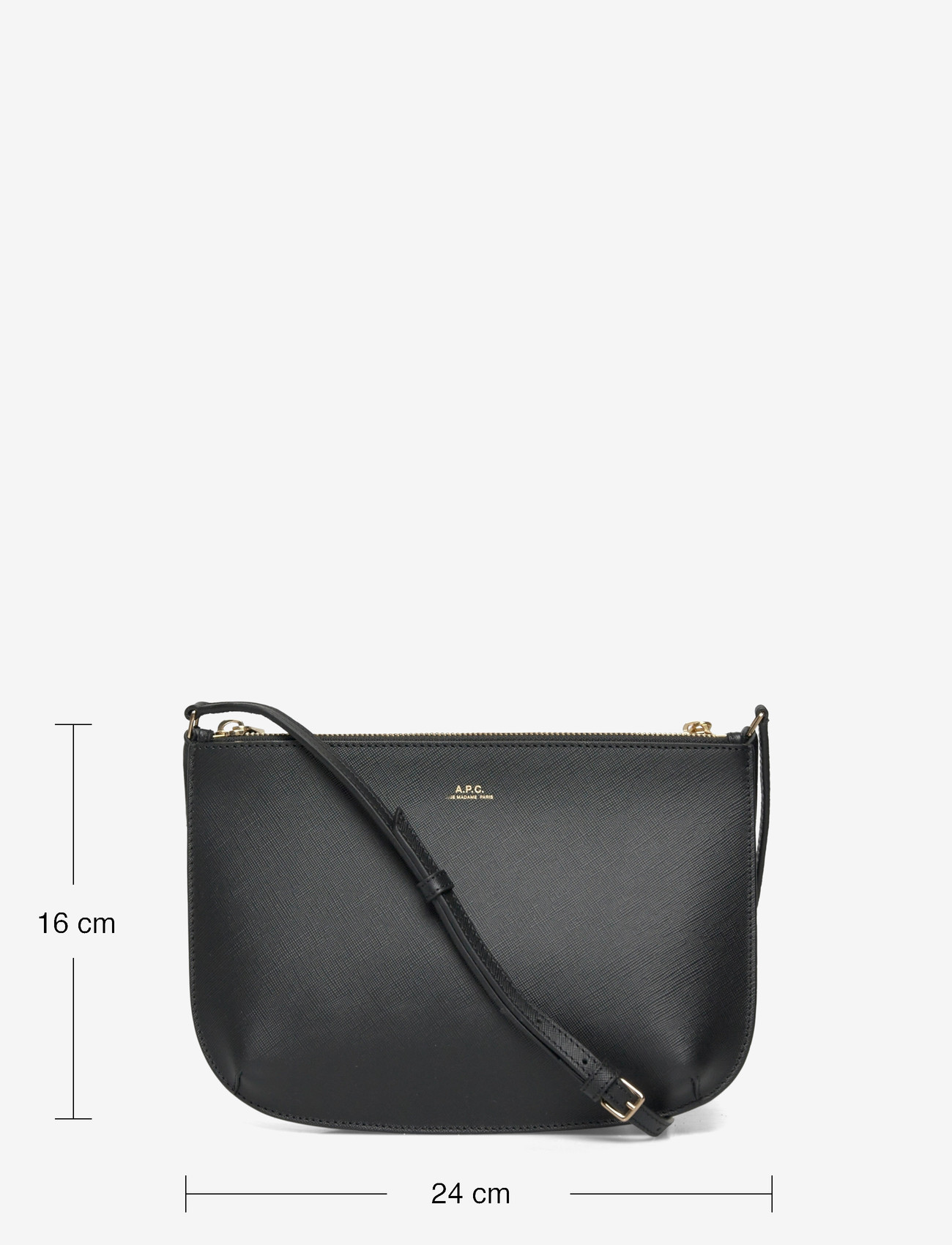 A.P.C. - SAC SARAH - crossbody kotid - noir - 3