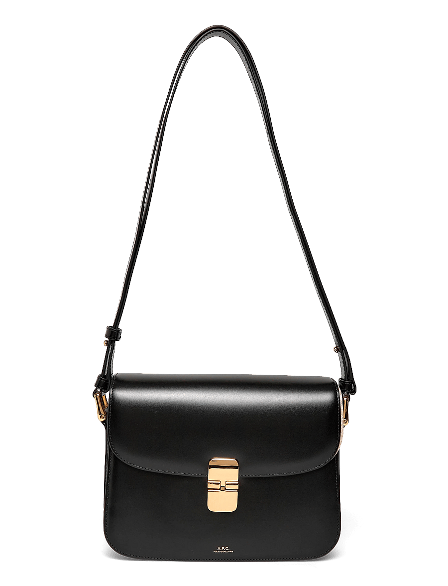 A.P.C. - sac grace - umhängetaschen - black - 0