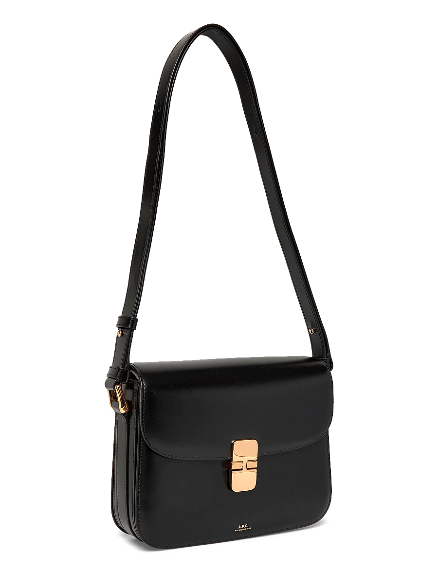 A.P.C. - sac grace - umhängetaschen - black - 2