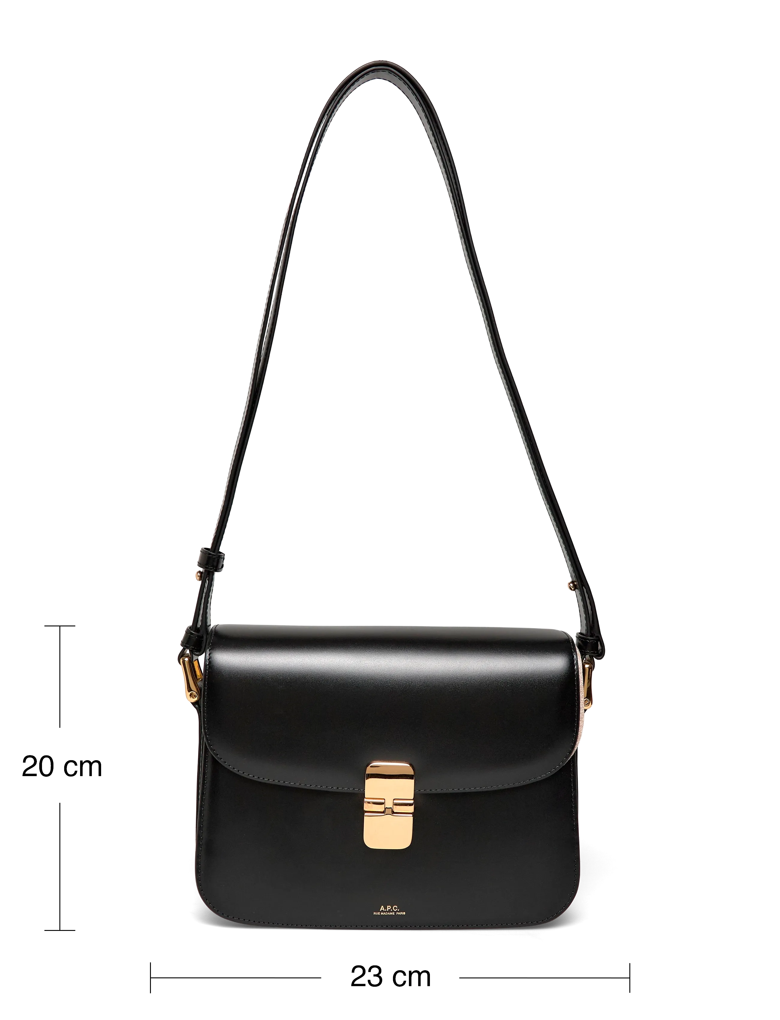A.P.C. - sac grace - crossbody bags - black - 3