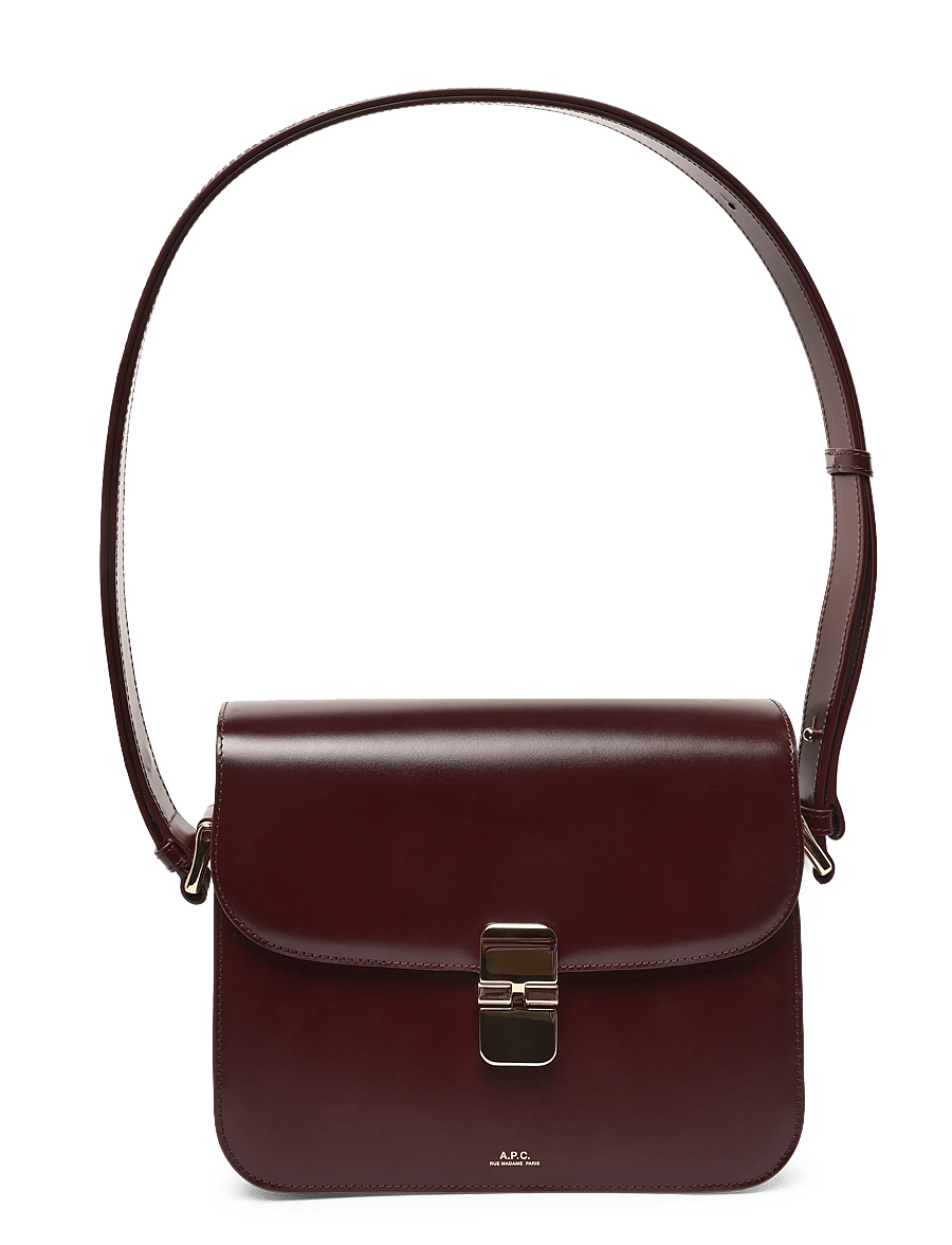 A.P.C. - sac grace - umhängetaschen - vino - 0