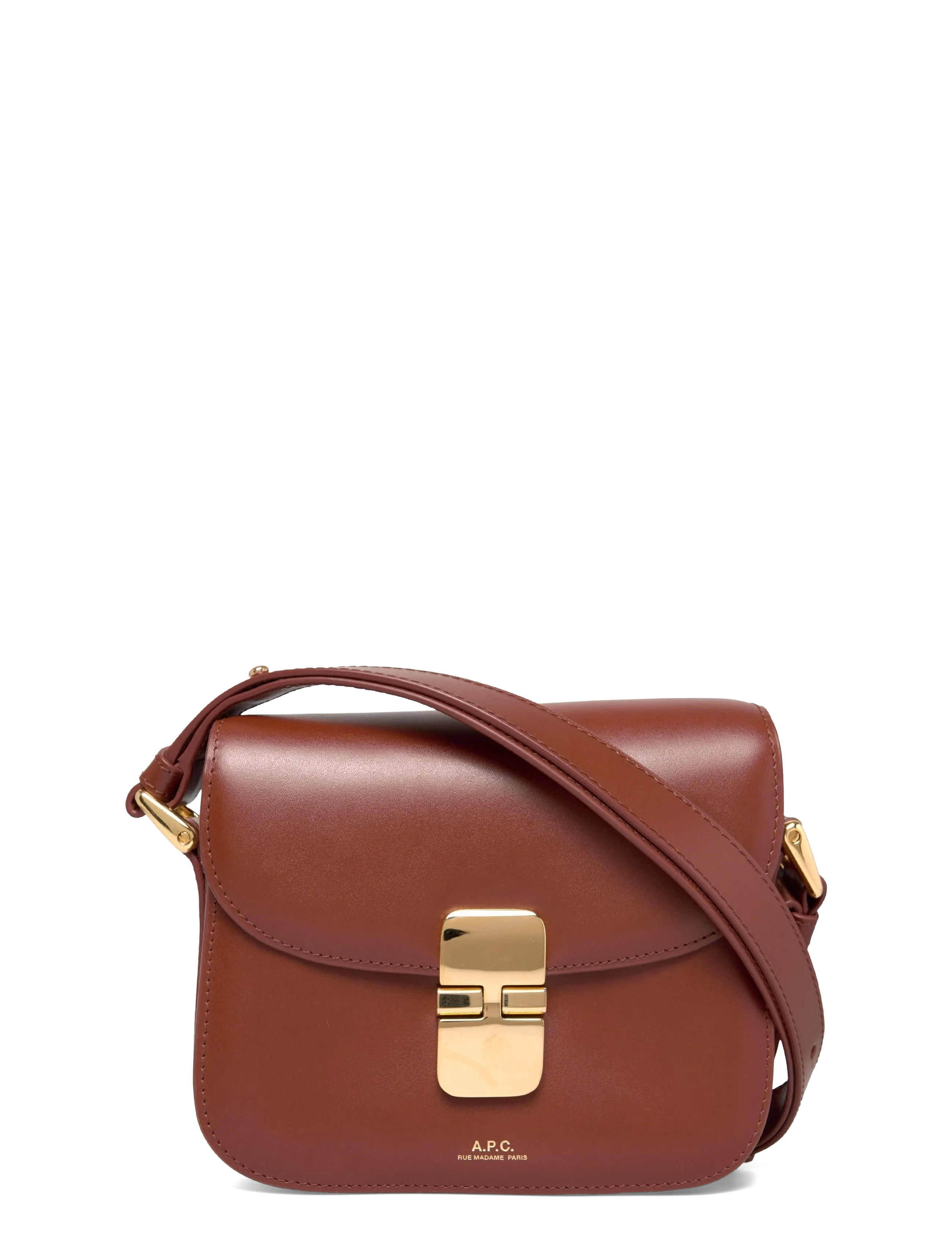 A.P.C. Bag Grace Mini, One Size, Bags, Braun - Top Handle Frauen