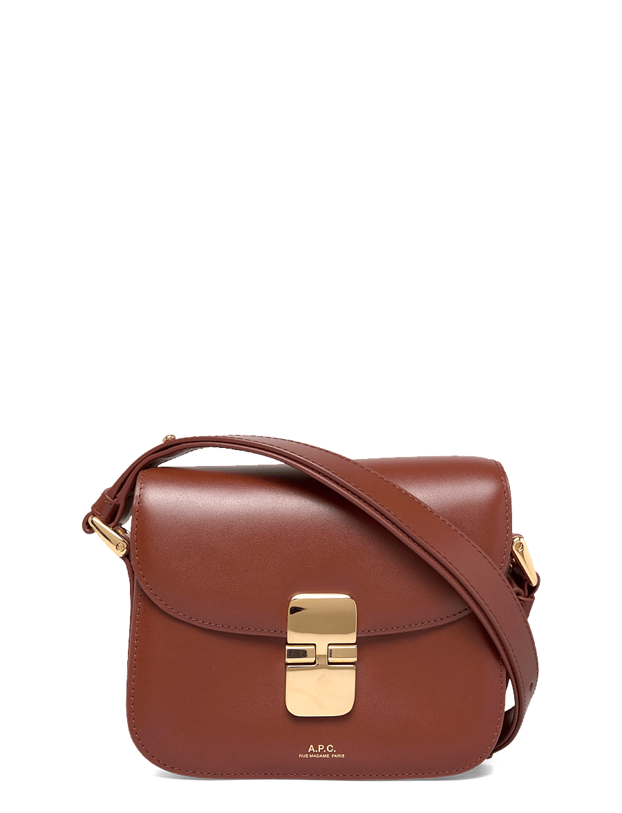 A.P.C. - bag grace mini - henkeltaschen - noisette - 0