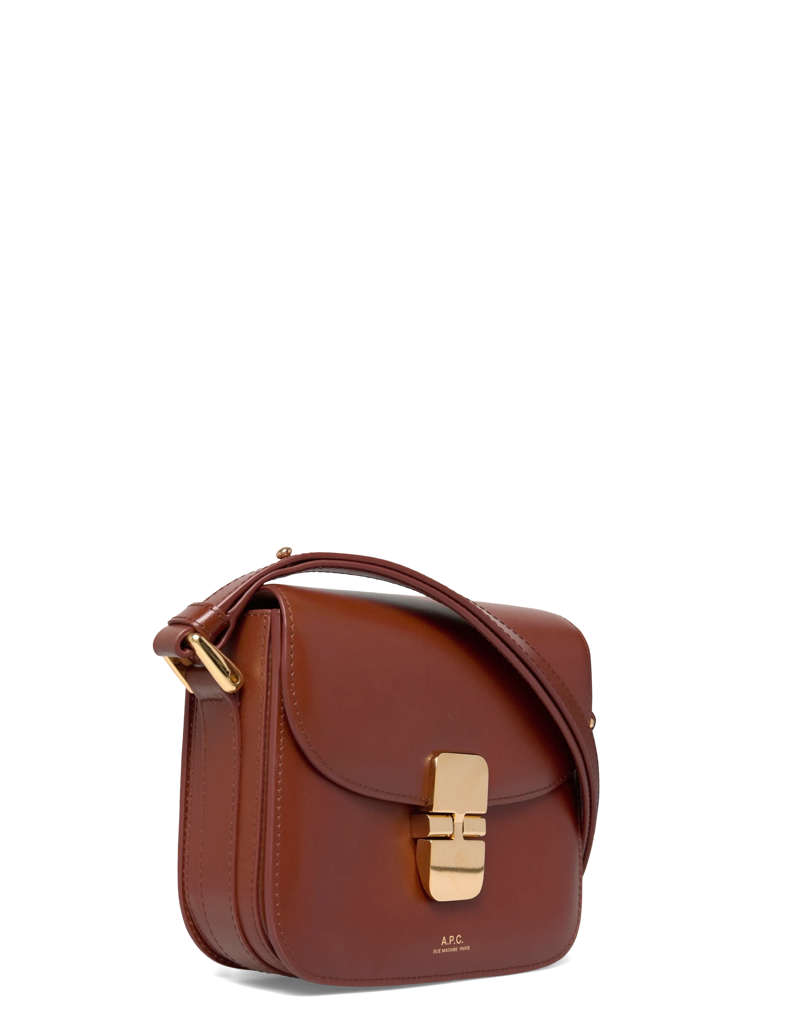 A.P.C. - bag grace mini - top handle tasker - noisette - 2