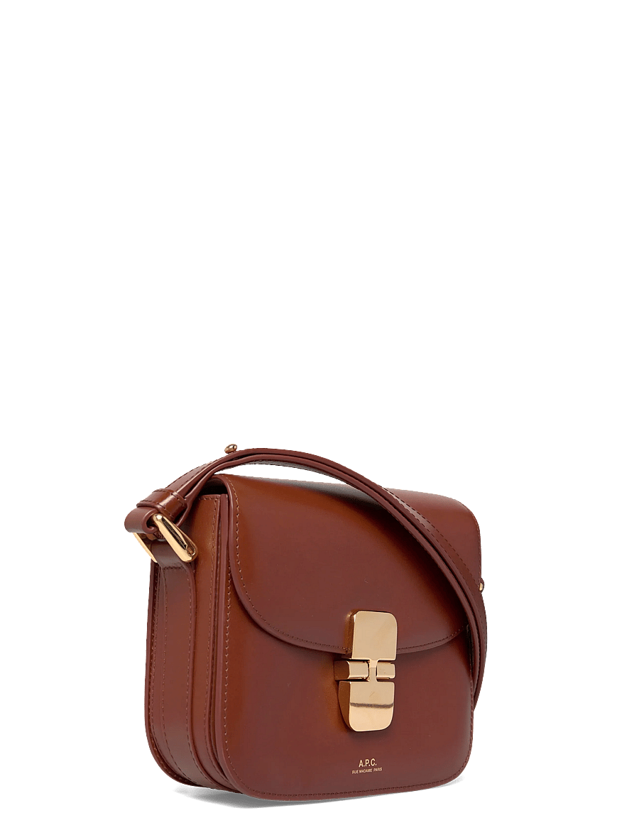 A.P.C. - bag grace mini - henkeltaschen - noisette - 2