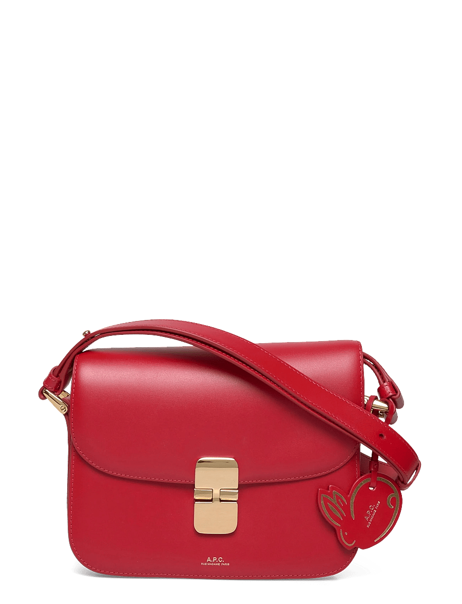 A.P.C. - SAC GRACE SMALL LNY 23 - umhängetaschen - rouge vermillon - 0