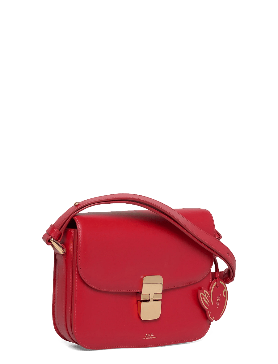 A.P.C. - SAC GRACE SMALL LNY 23 - umhängetaschen - rouge vermillon - 2