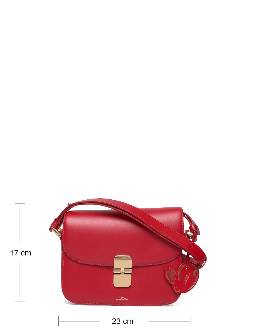 A.P.C. - SAC GRACE SMALL LNY 23 - umhängetaschen - rouge vermillon - 3