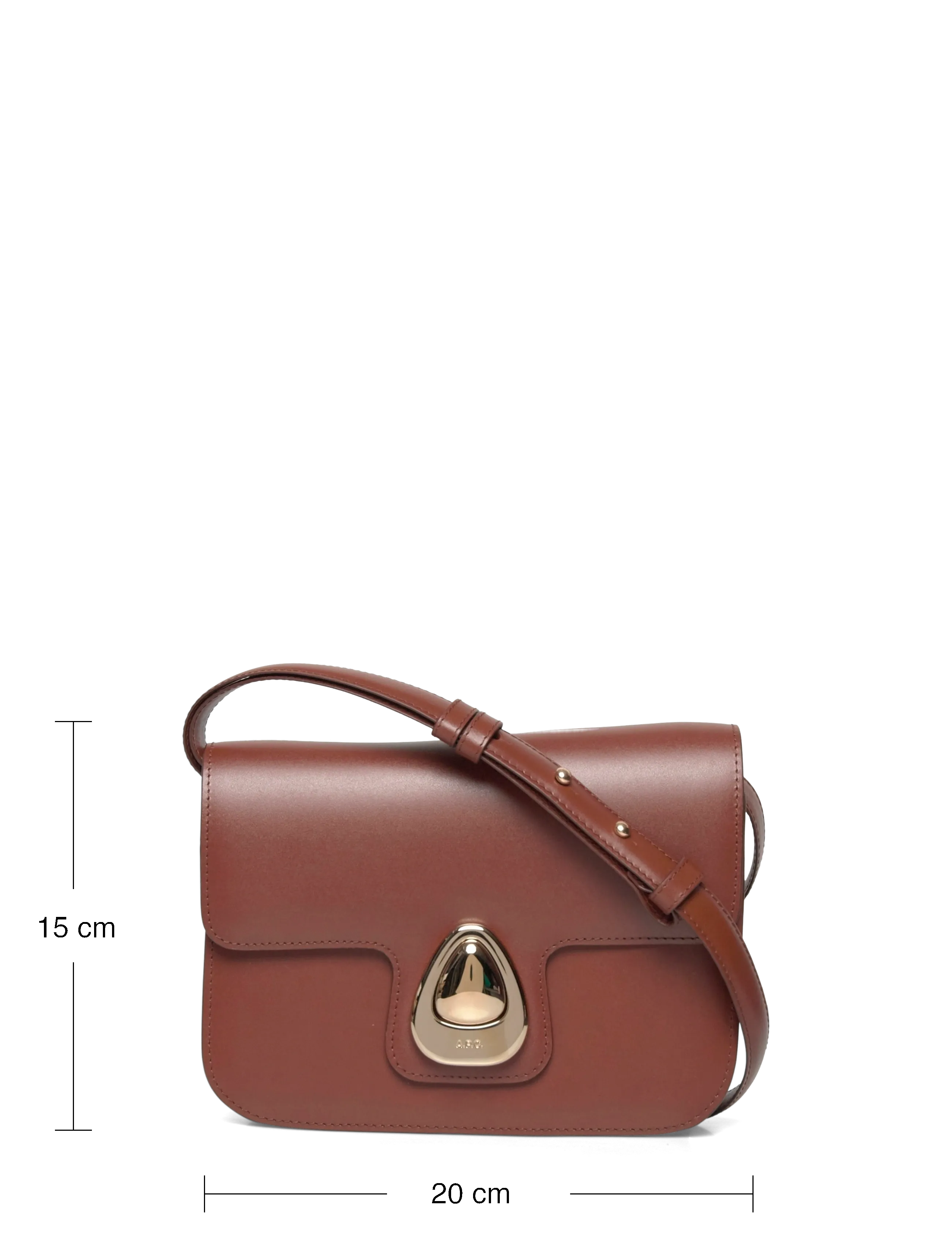 A.P.C. - SAC ASTRA SMALL - crossbody bags - noisette - 3