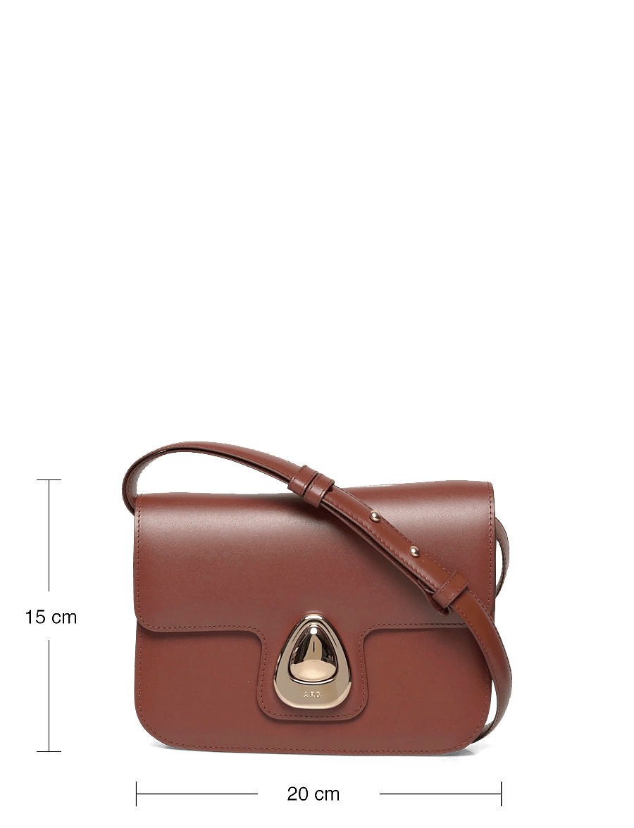 A.P.C. - SAC ASTRA SMALL - crossbody bags - noisette - 3