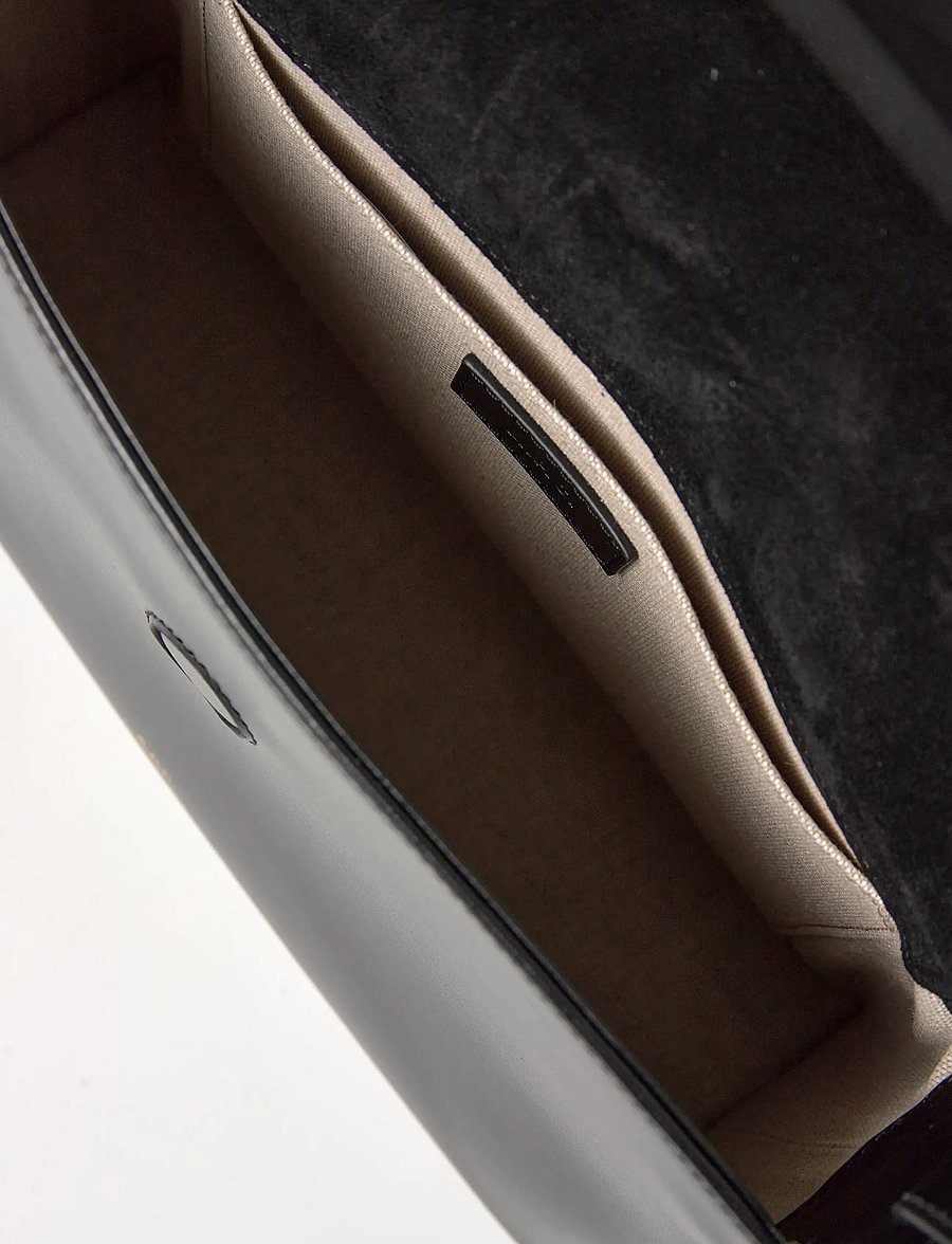 A.P.C. - sac Virginie flap - schultertaschen - black - 4