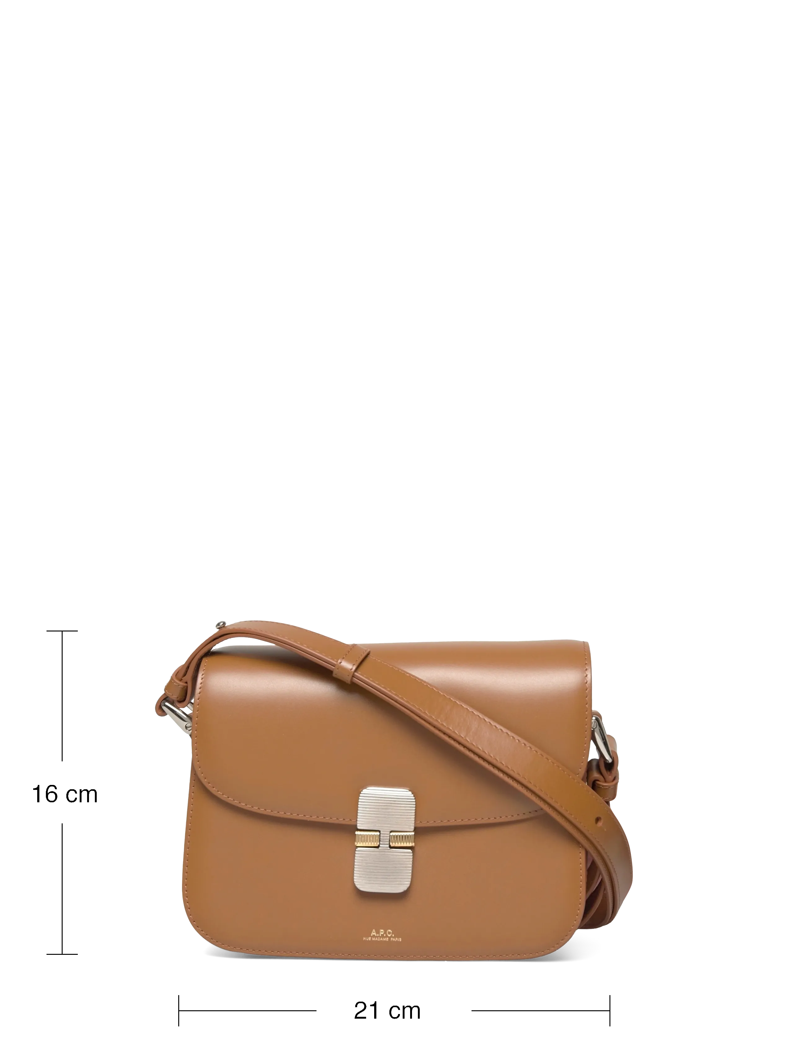 A.P.C. - SAC GRACE SMALL - crossbody bags - miel - 3