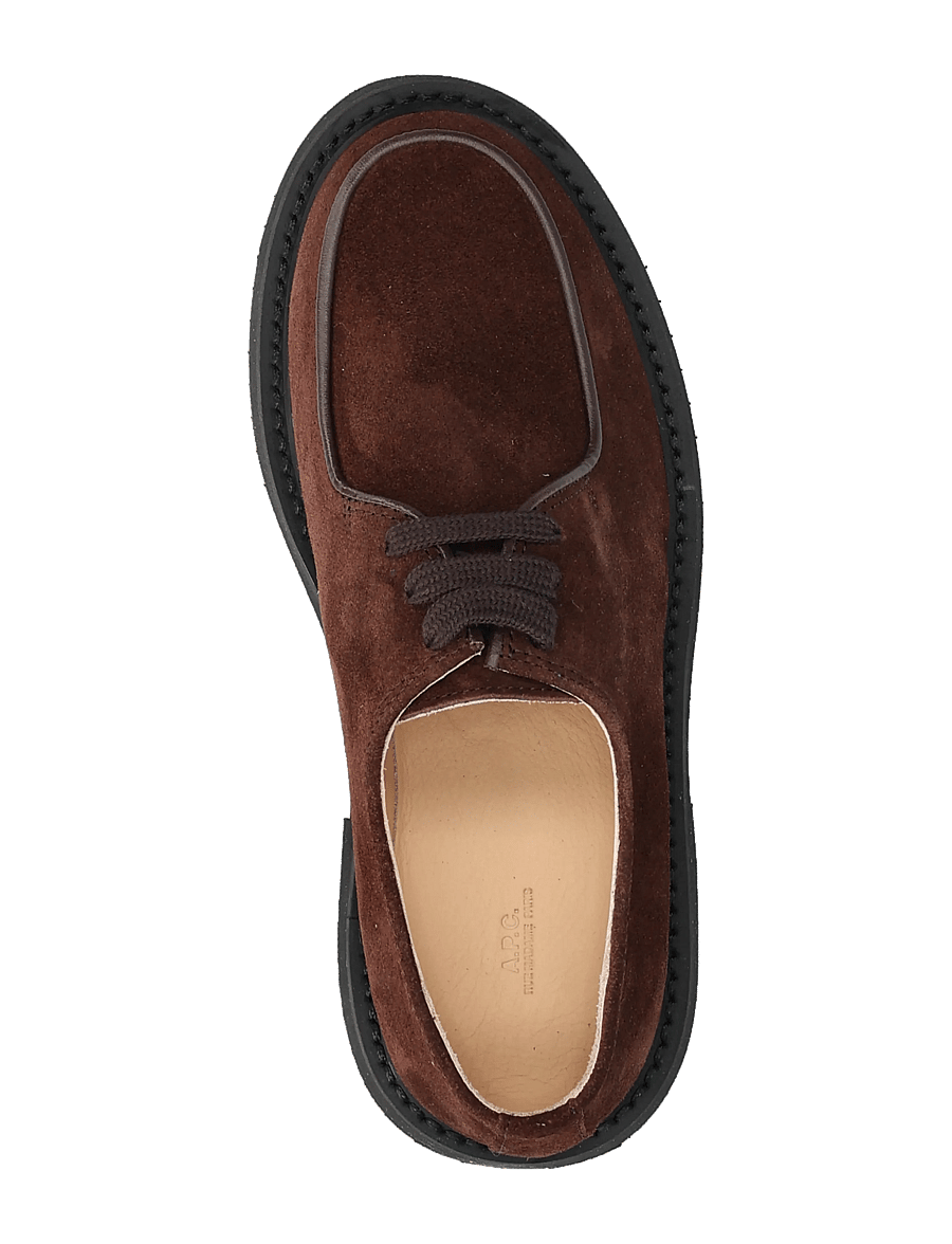 A.P.C. - Gaelle Shoes - mode trends - marron fonce - 3