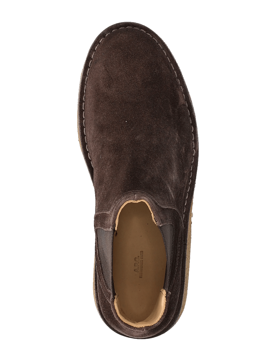 A.P.C. - Boots Theodore - chelsea boots - marron fonce - 3
