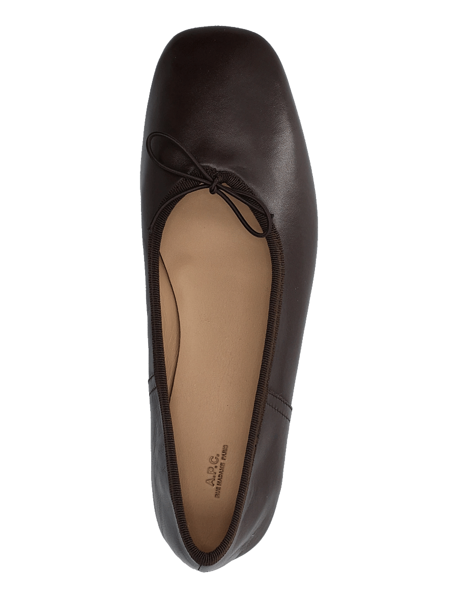 A.P.C. - ballerines cleo - speciella tillfällen - dark brown - 3