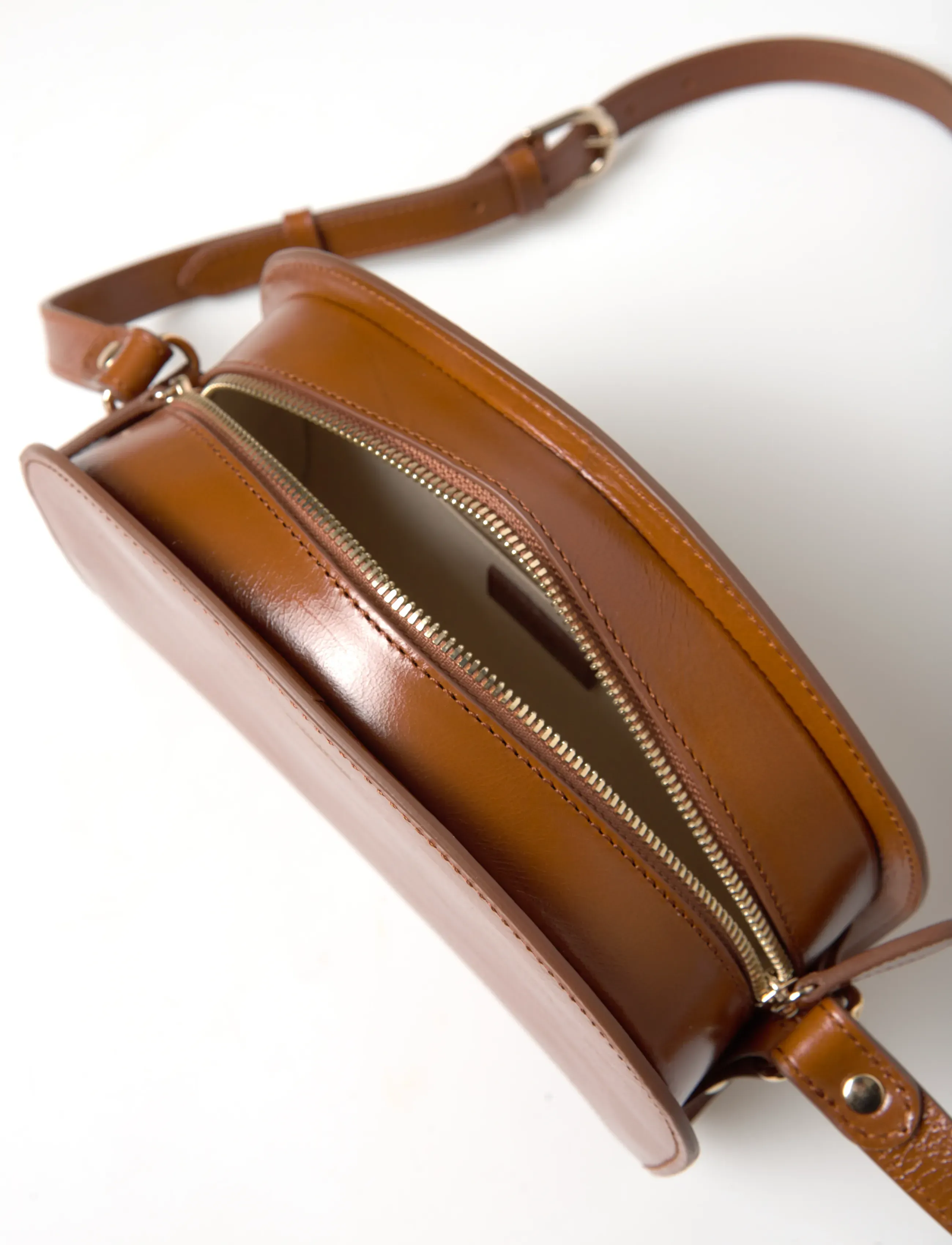 A.P.C. - bag demi-lune - accessoires - cafe - 5